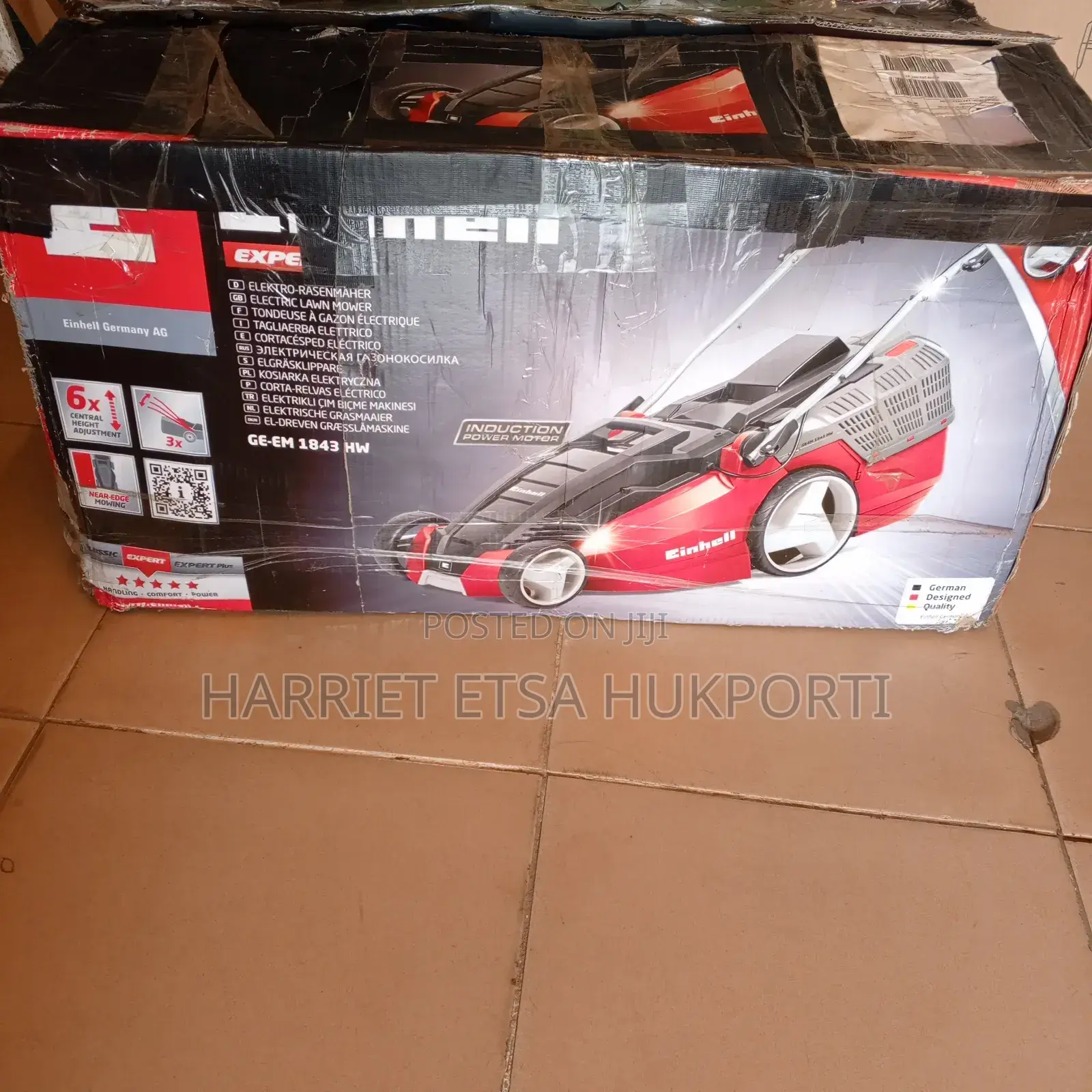 1500 Lightly Used Einhell Lawn Mower From Germany