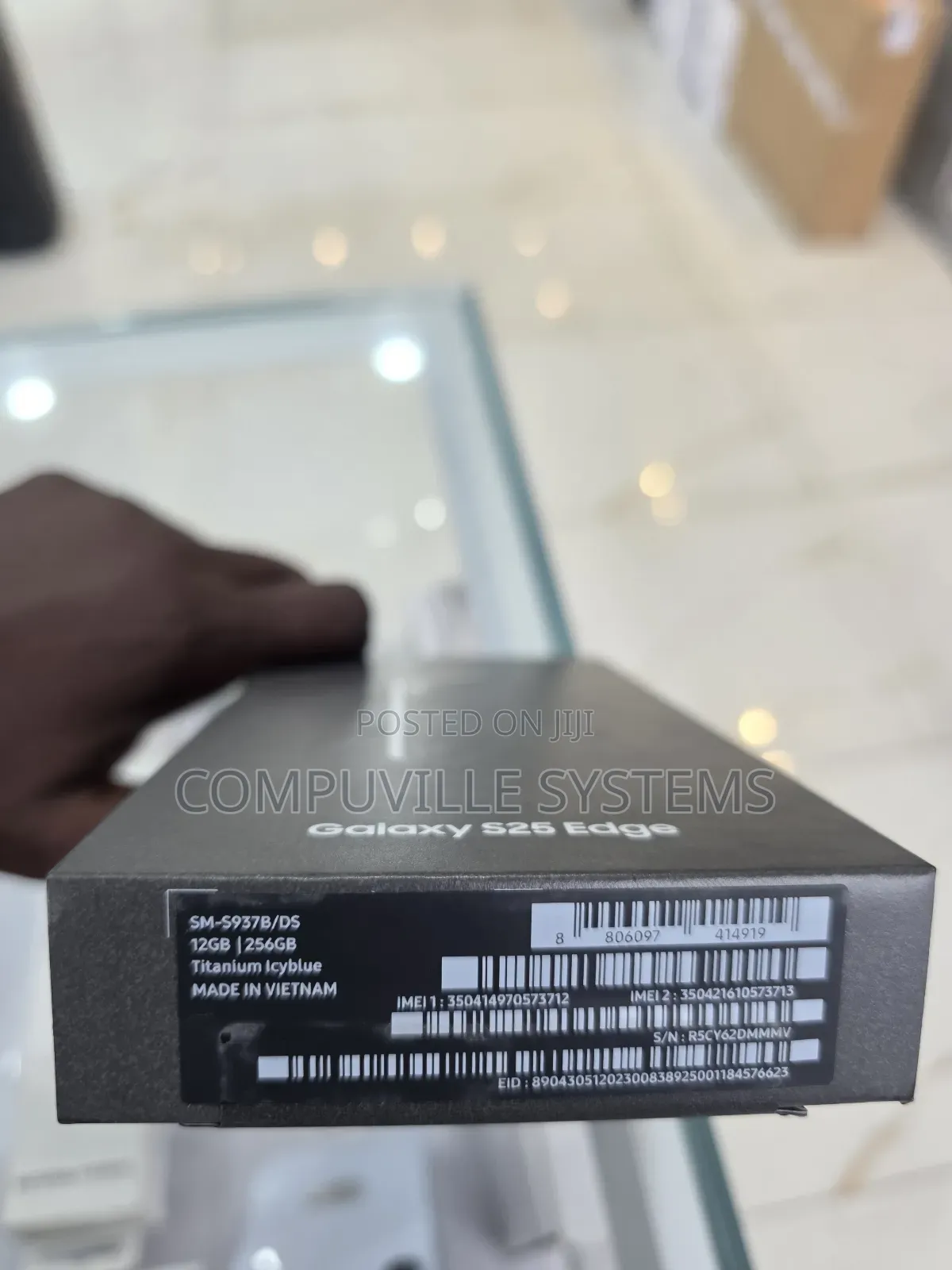New Samsung Galaxy S25 Edge 256 GB Blue