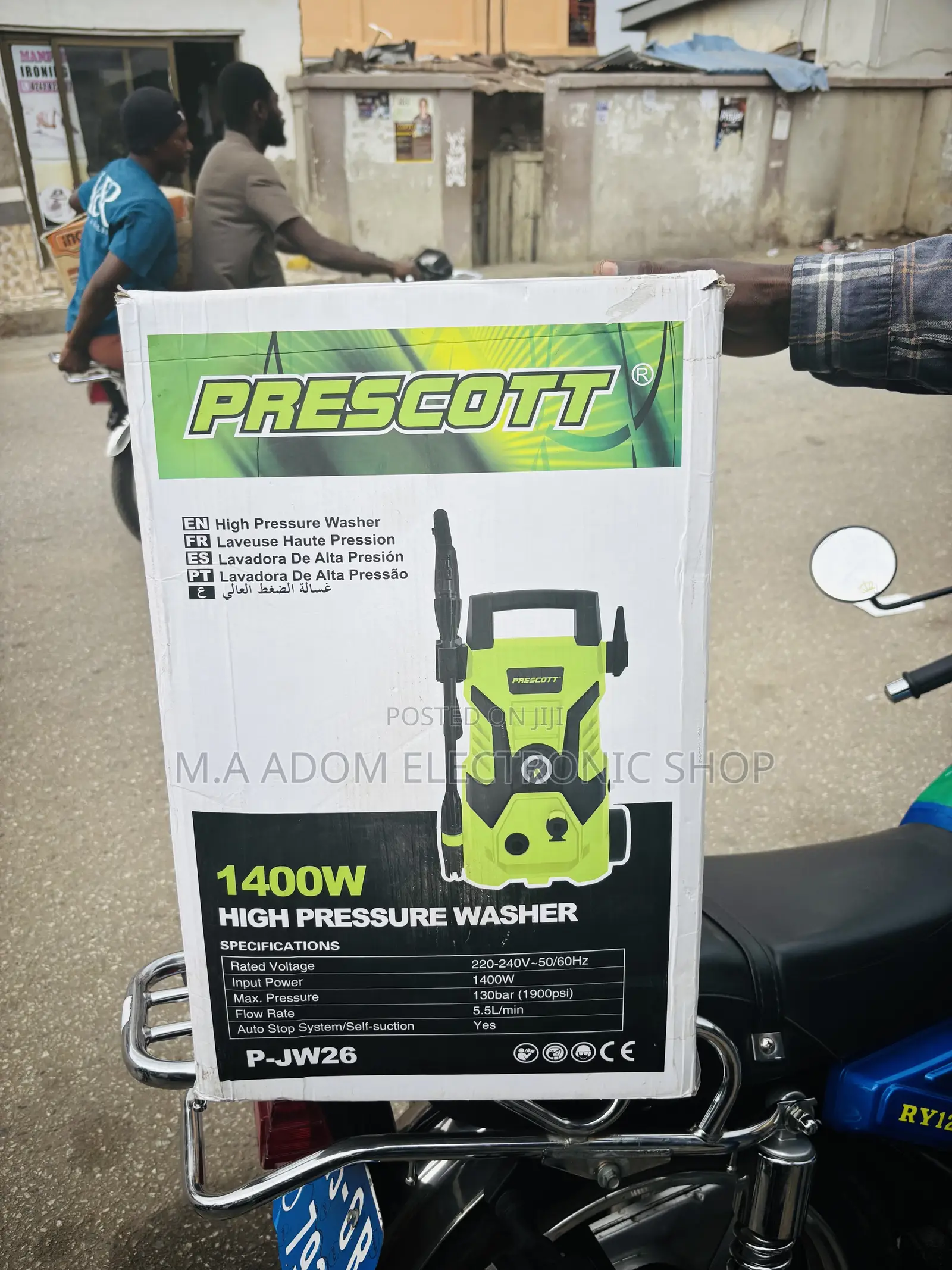 220-240volts Prescott 1400w Pressure Washer