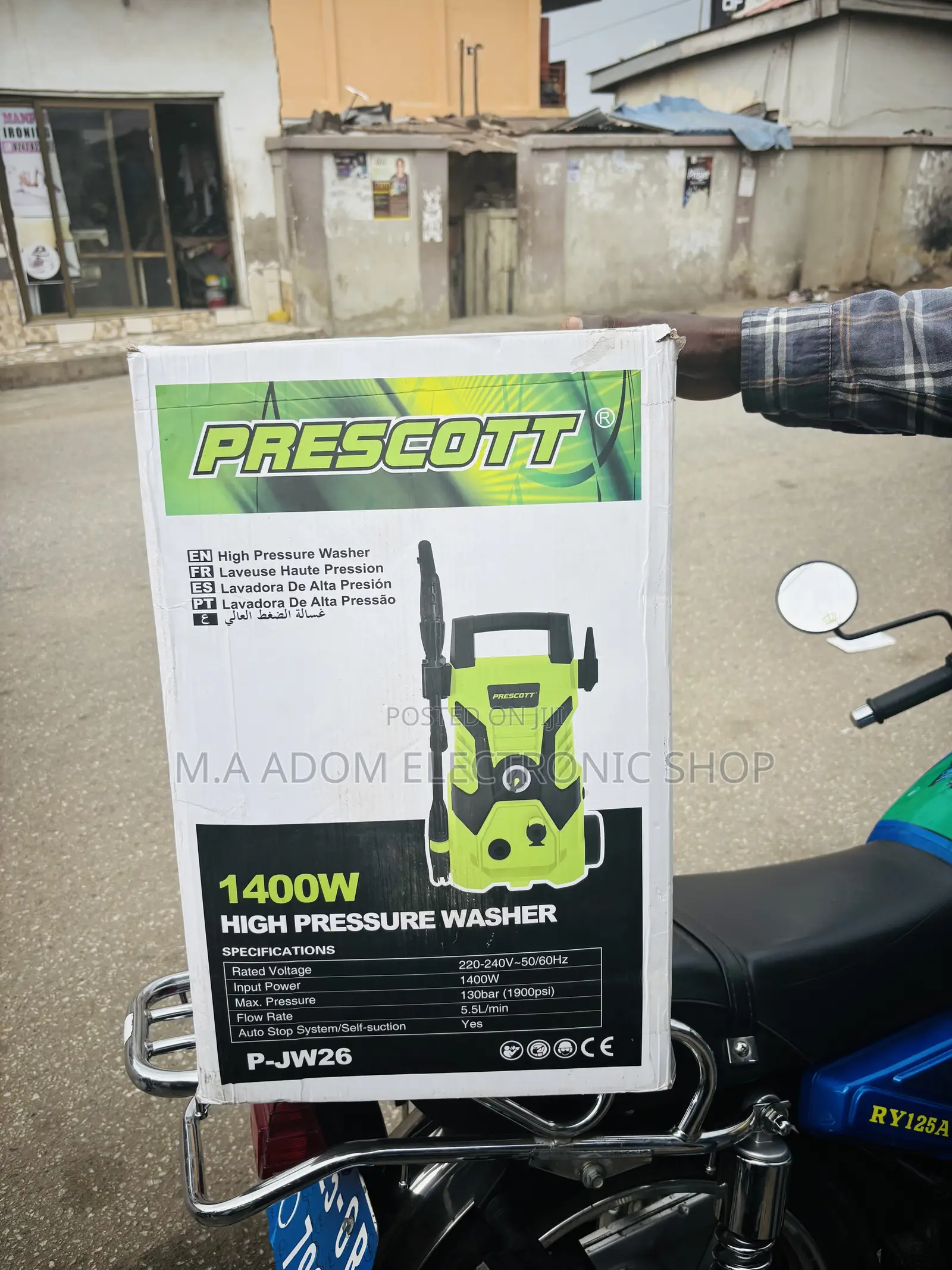 220-240volts Prescott 1400w Pressure Washer
