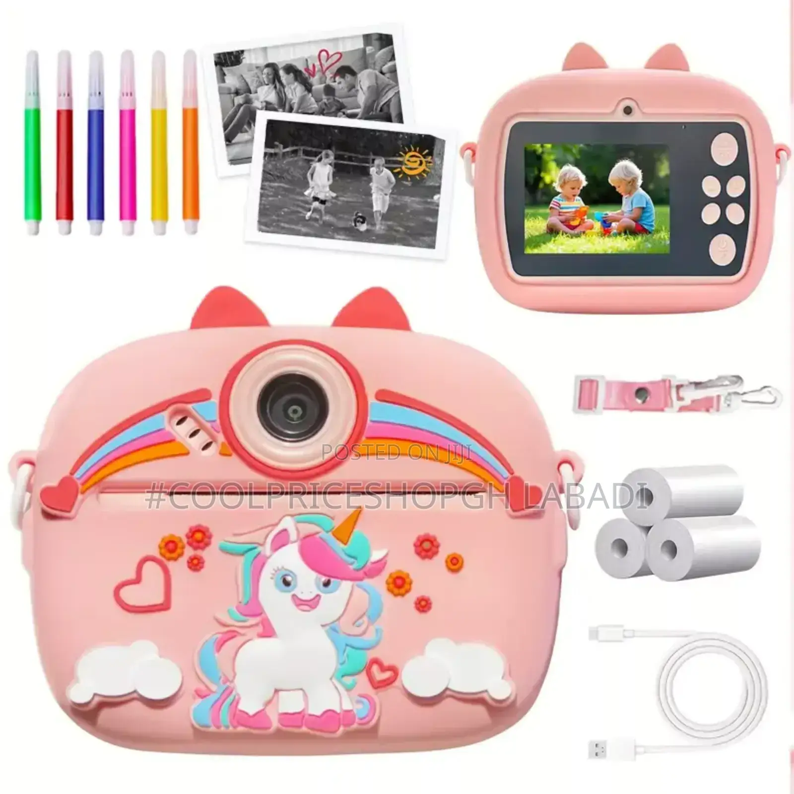 Kids Camera Instant Printer