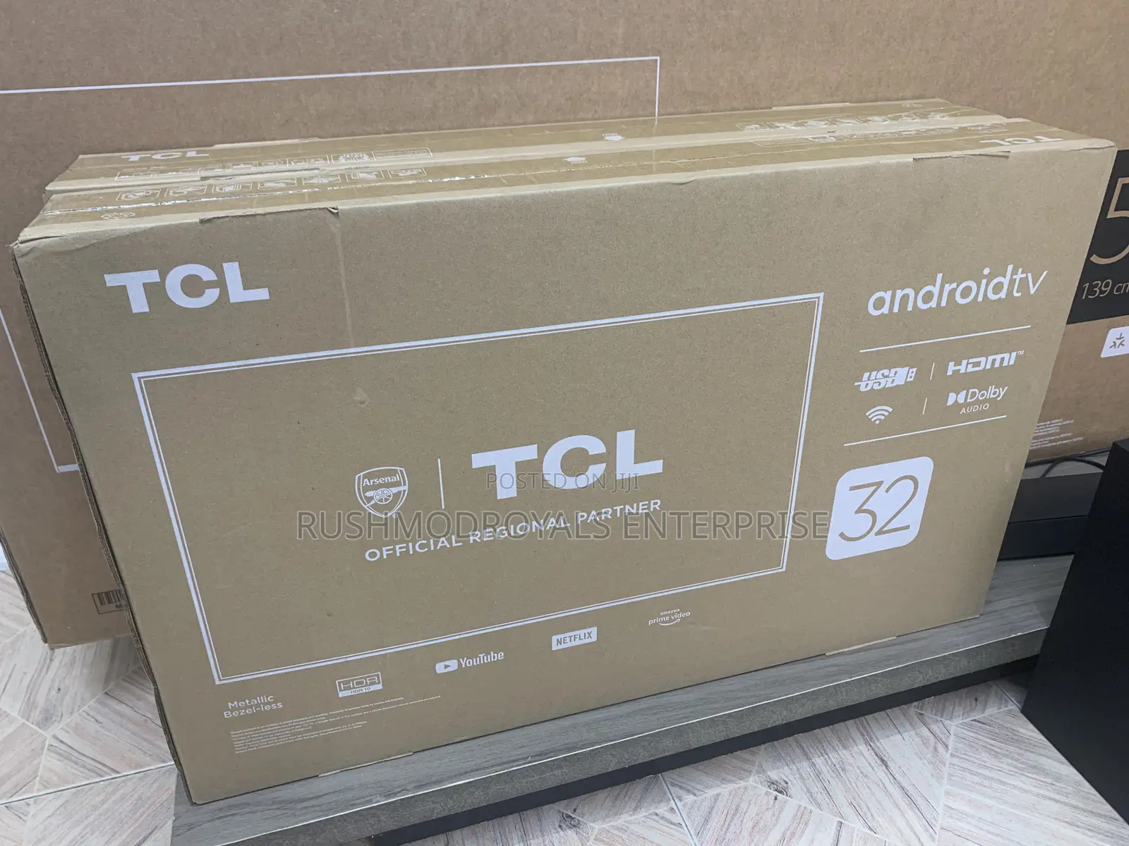 TCL 32-Inch Android Tv With a Digital Satellite Tuner.