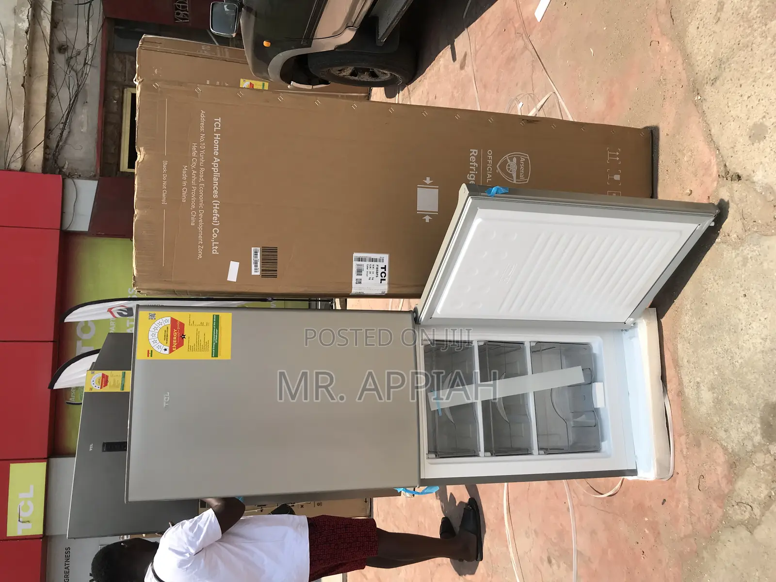 Extremely Cooling TCL F185bfs—142l Double Door Refrigerator.