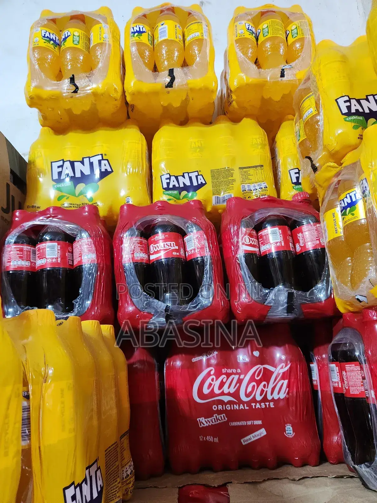 Coke Fanta and Sprite 500ml