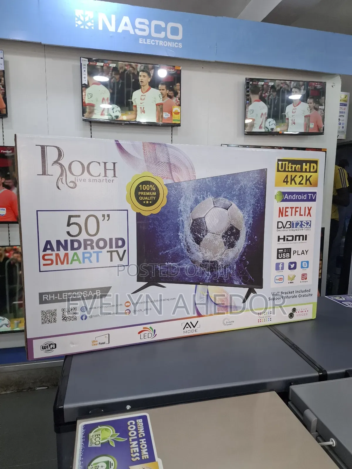 Roch 50 Inches Smart Android Tv Uhd Available for Sale