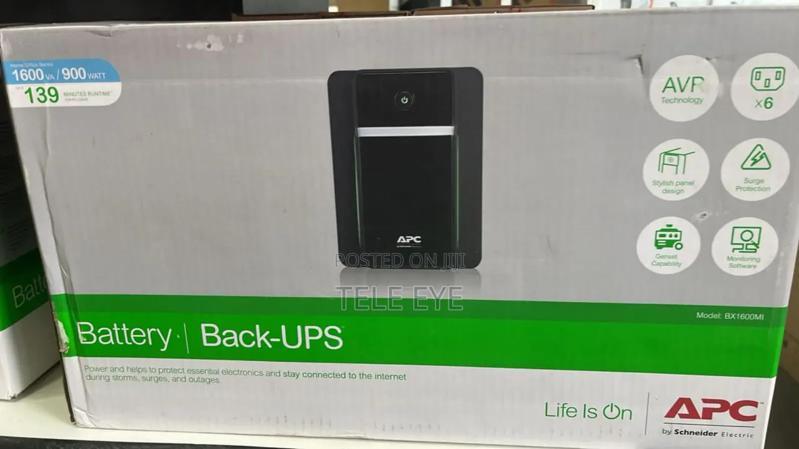 Apc 1600va Back-Ups 6 Iec Bx1600mi