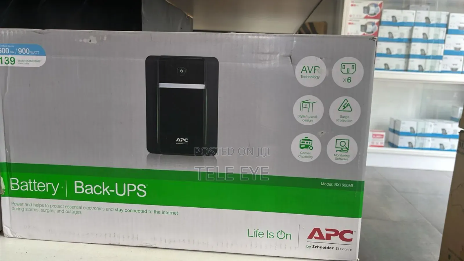 Apc 1600va Back-Ups 6 Iec Bx1600mi