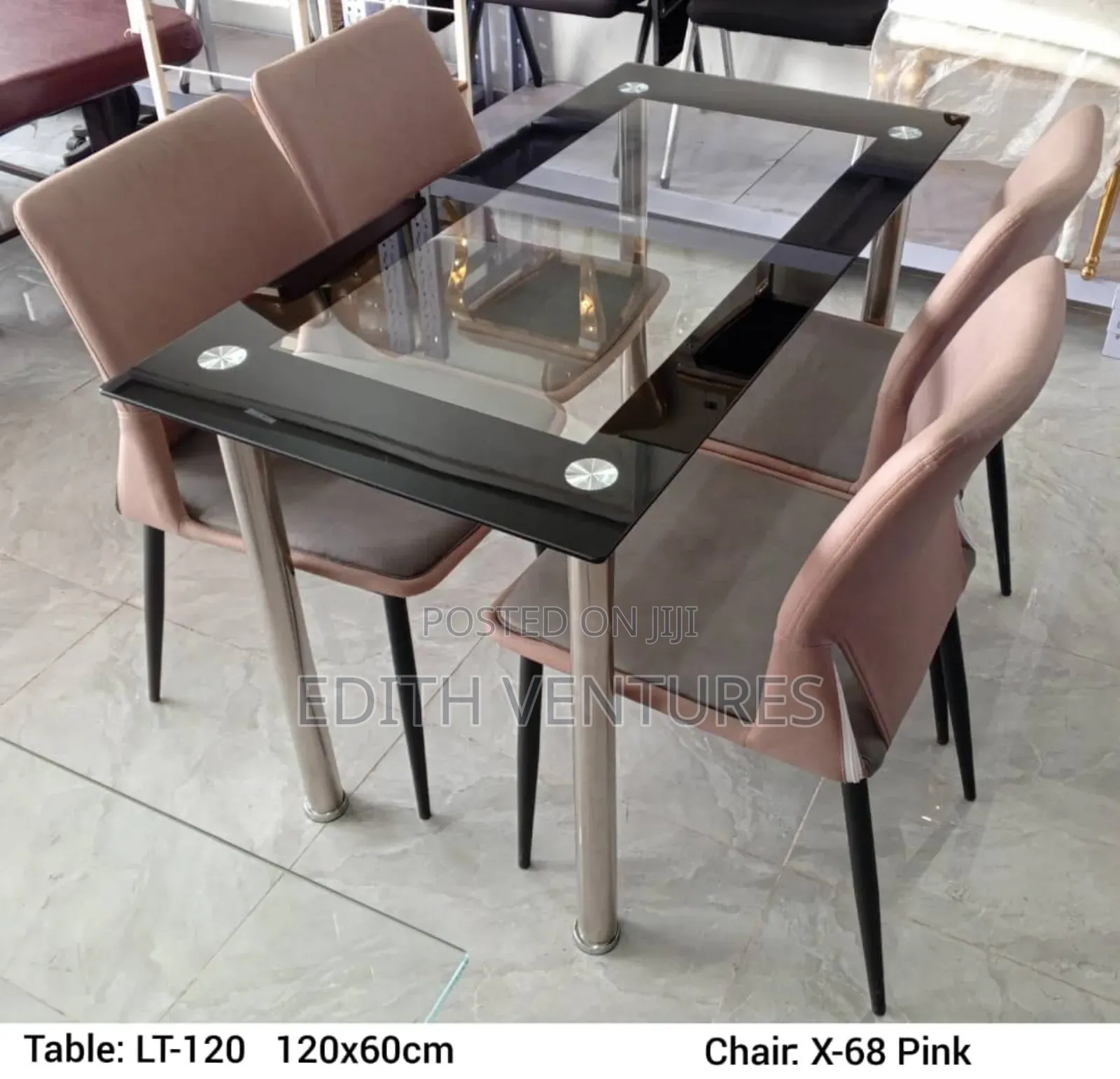 Chair.X-68 With Glass Table