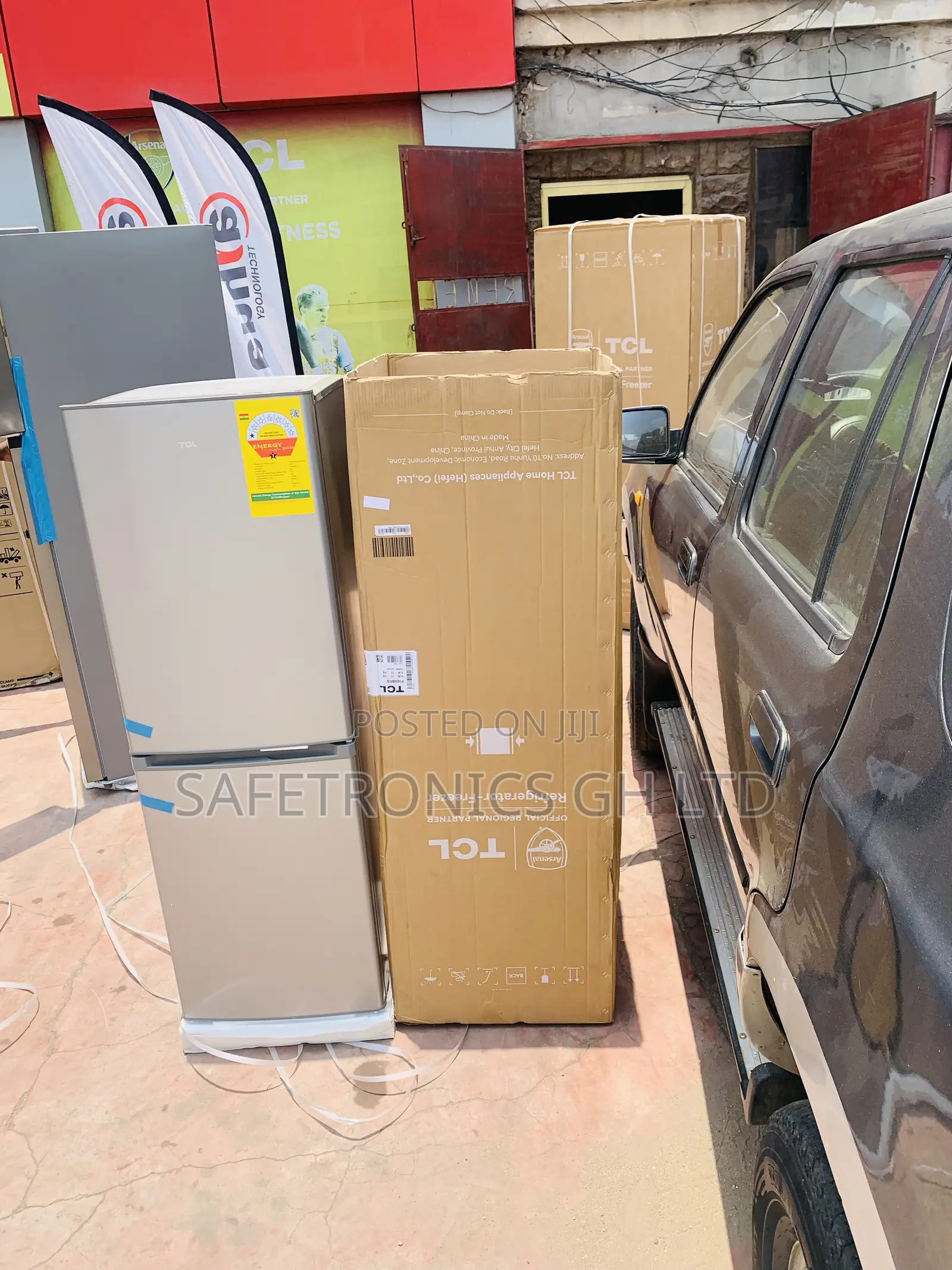 Highly Recommended TCL F185bfs—142l Double Door Fridge Grey
