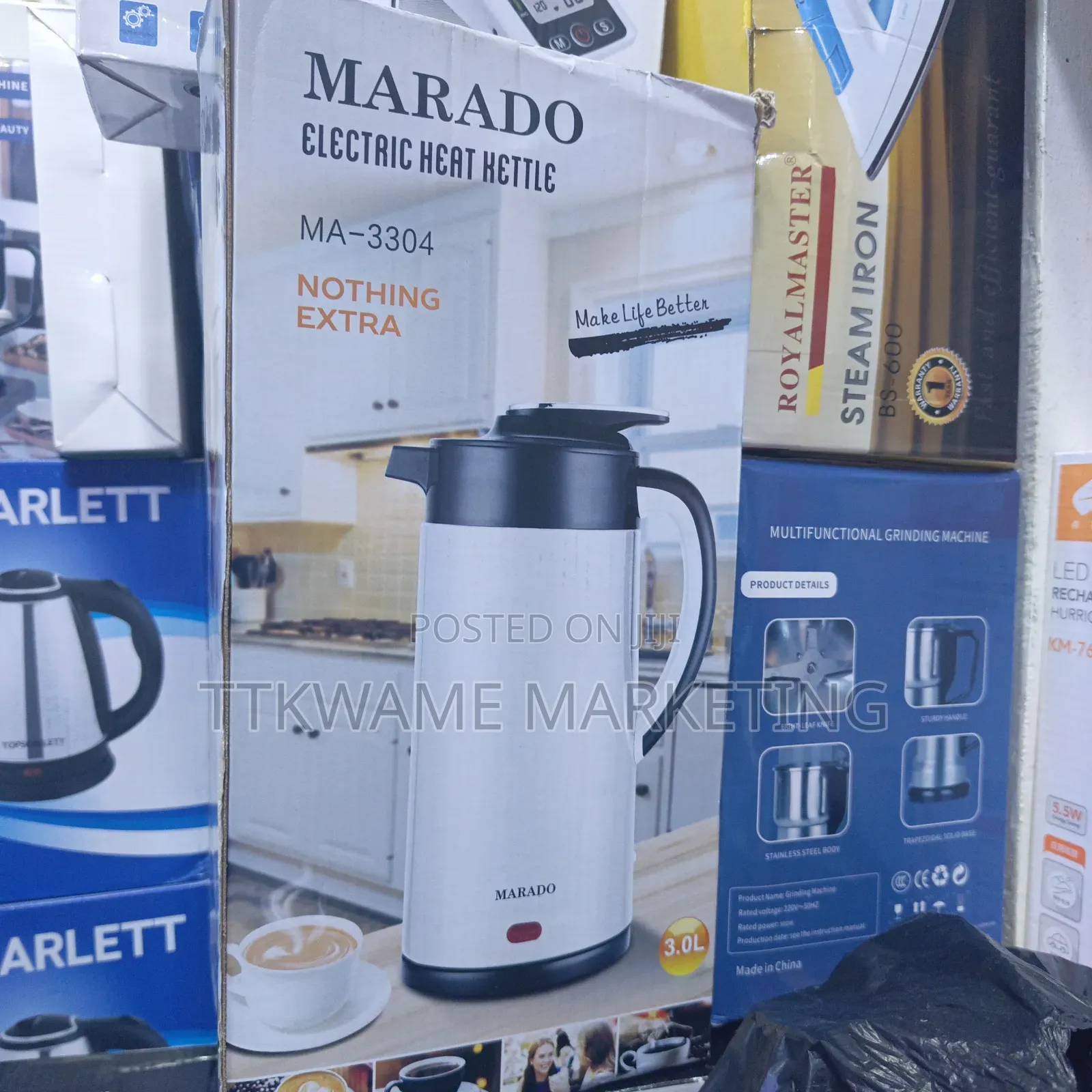 Electric Heat Kettle 3l