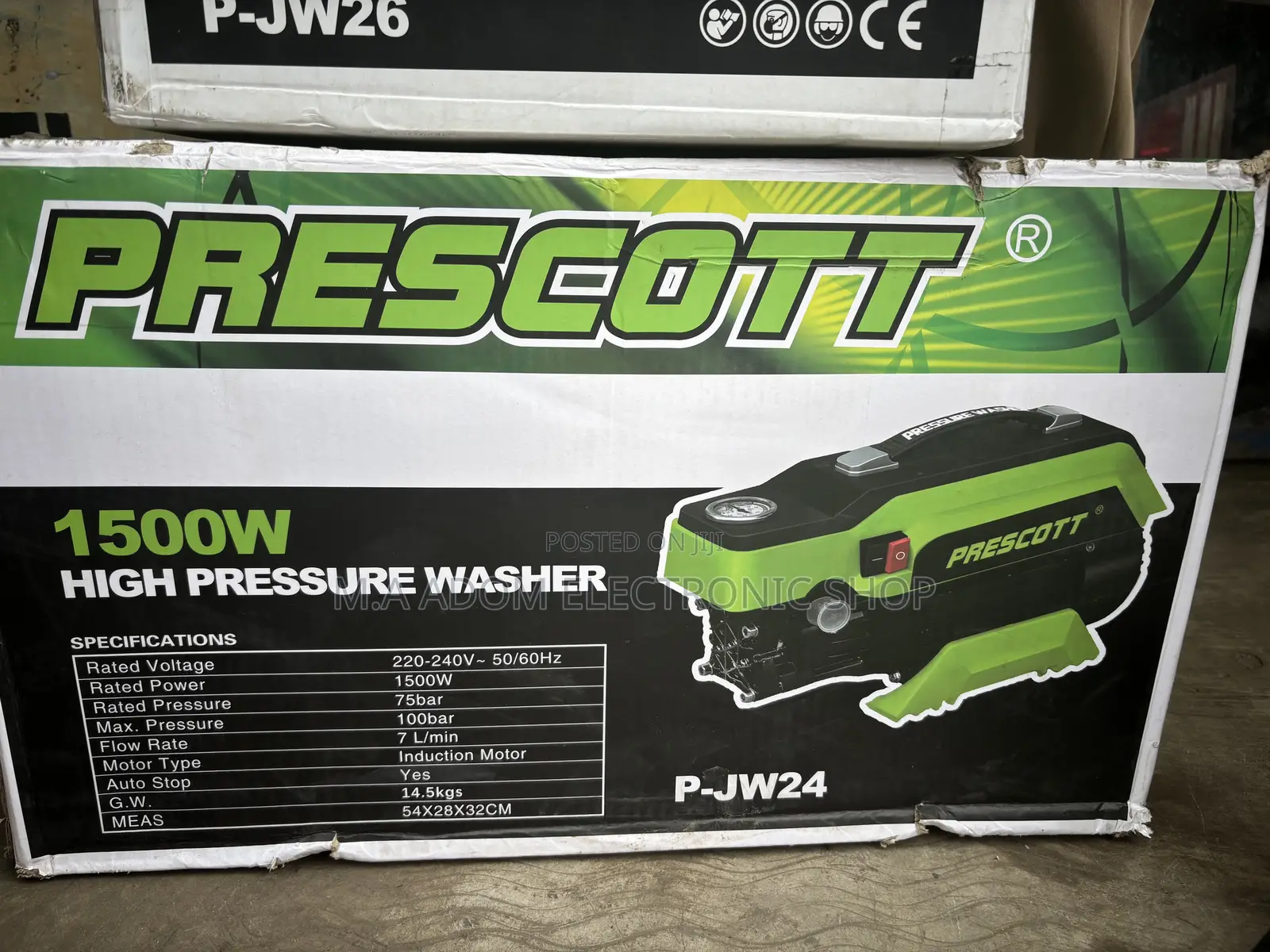 High Pressure 1500watts Prescott Car Washer