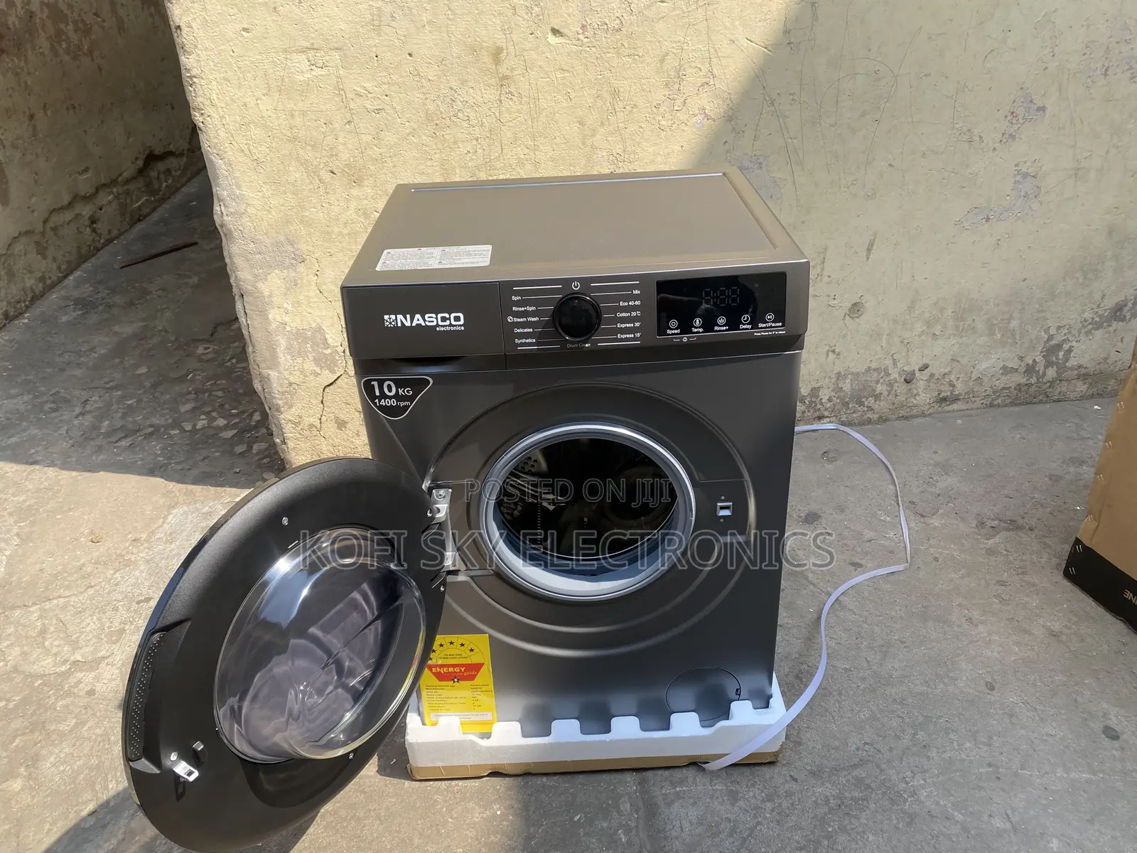 Nasco 10kg Front Load Washing Machine Fullyauto
