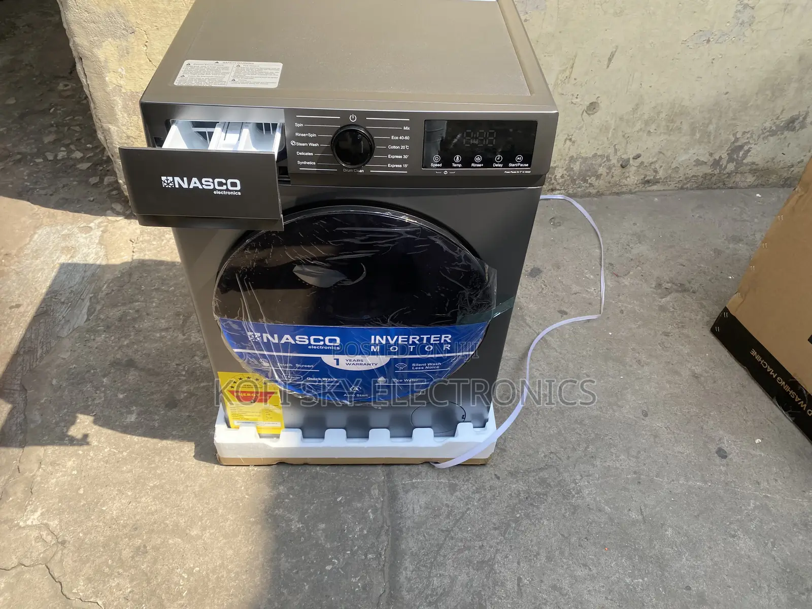 Nasco 10kg Front Load Washing Machine Fullyauto