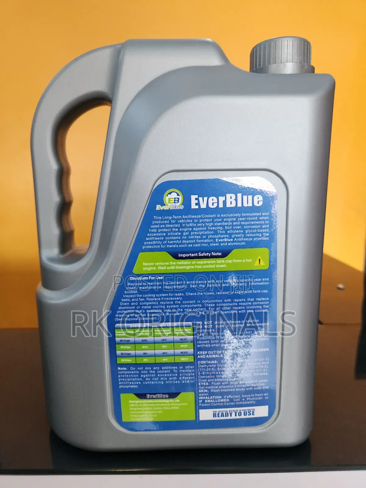 Ever Blue Coolant Antifreeze 4l All Colors Available From Usa