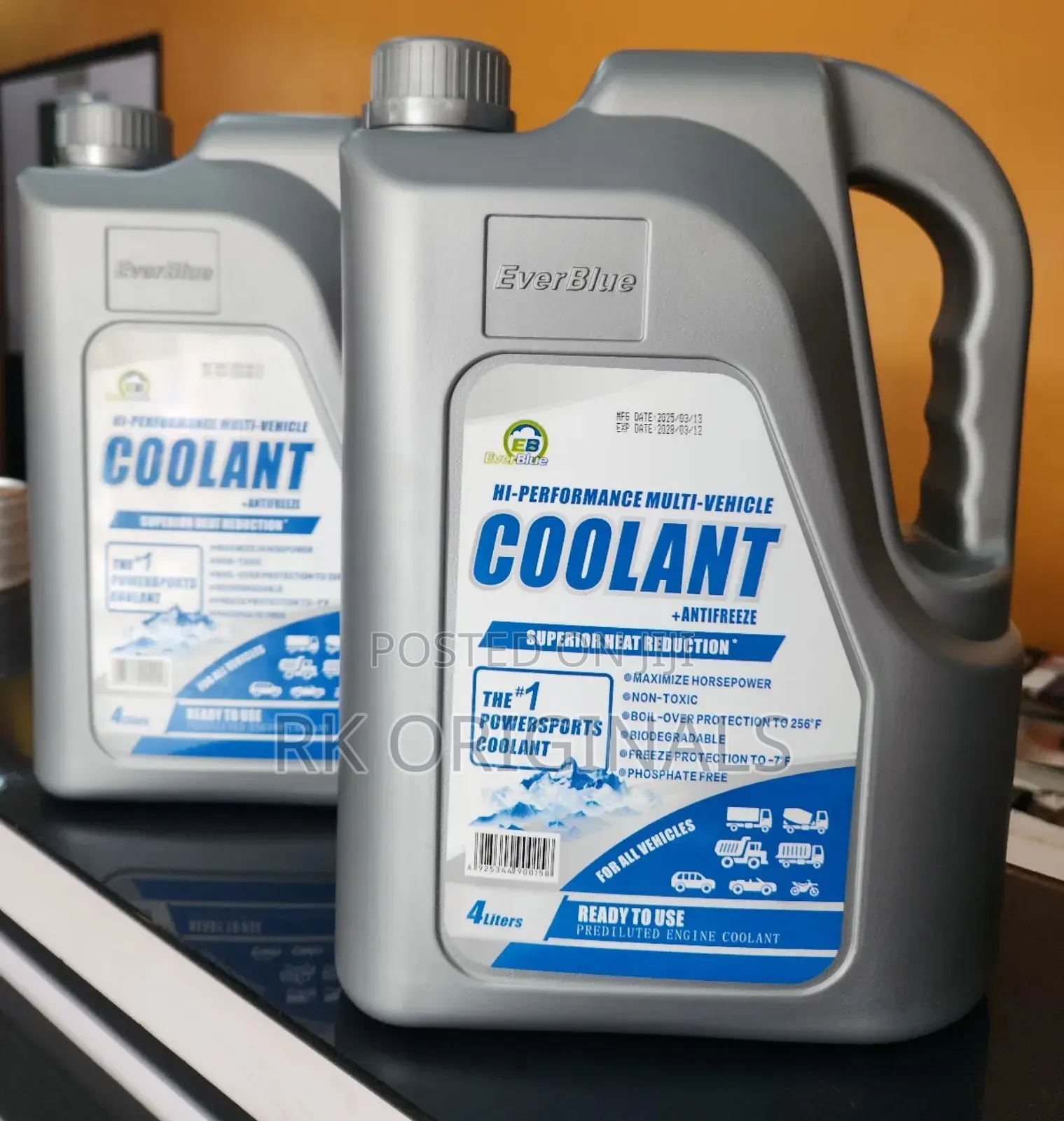 Ever Blue Coolant Antifreeze 4l All Colors Available From Usa