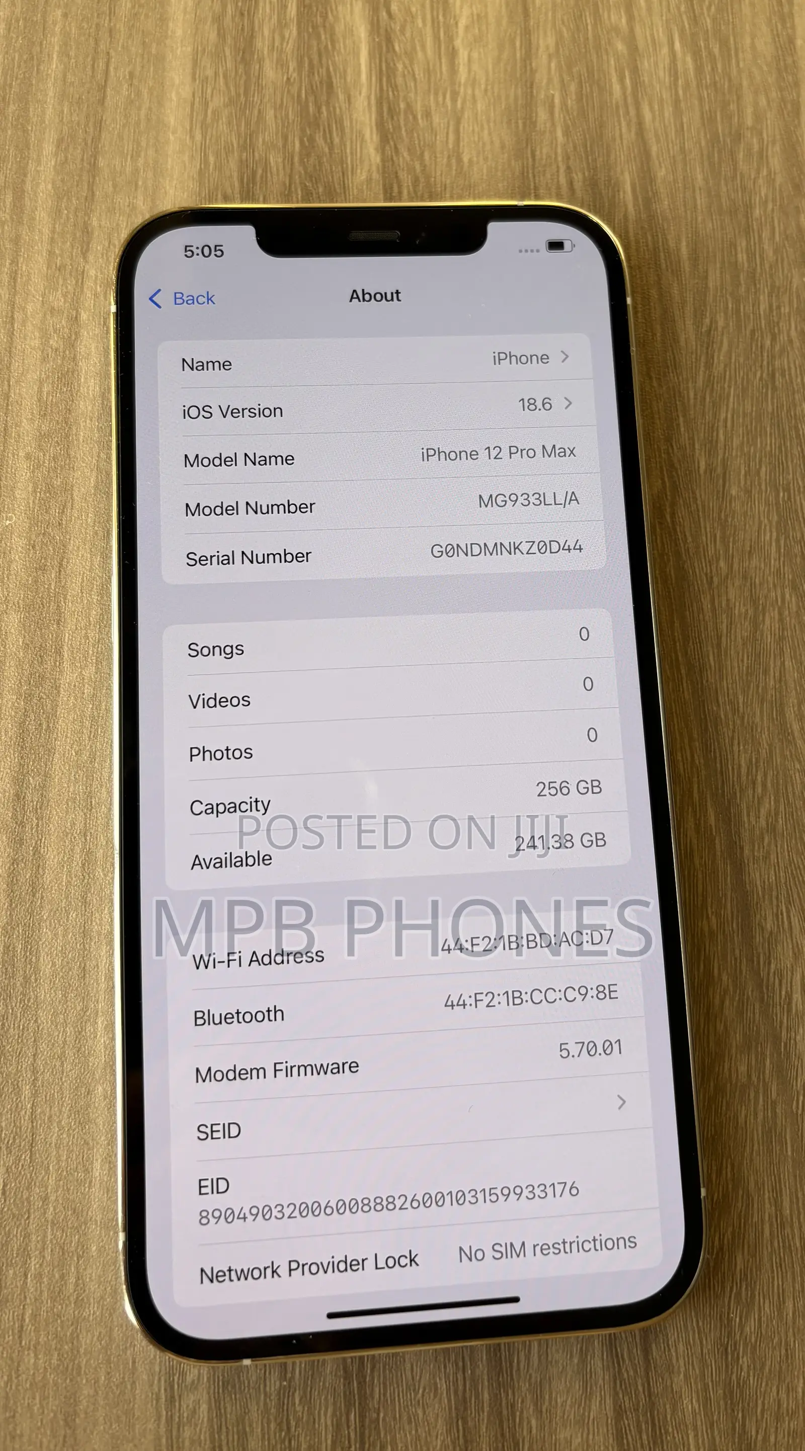 Apple iPhone 12 Pro Max 256 GB Silver