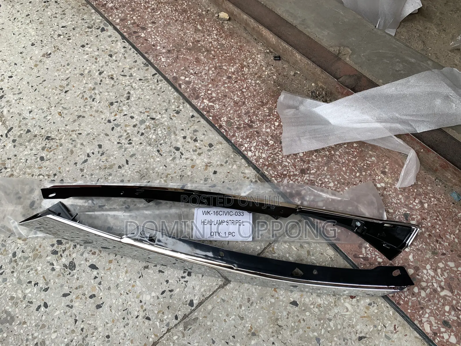 Honda Civic 2016 Headlights Chrome Pair