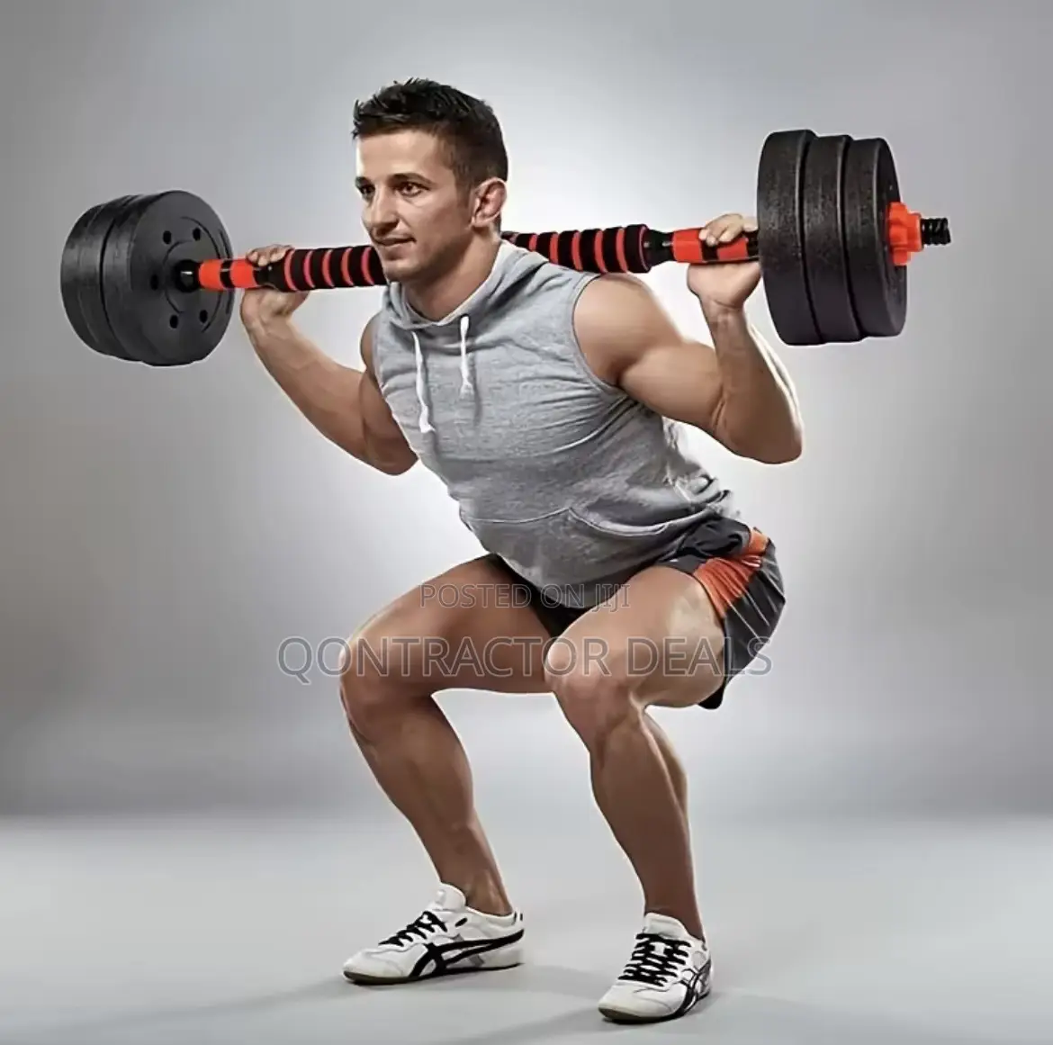 Qontractor Deals 30kg 3 in 1 Adjustable Dumbbells