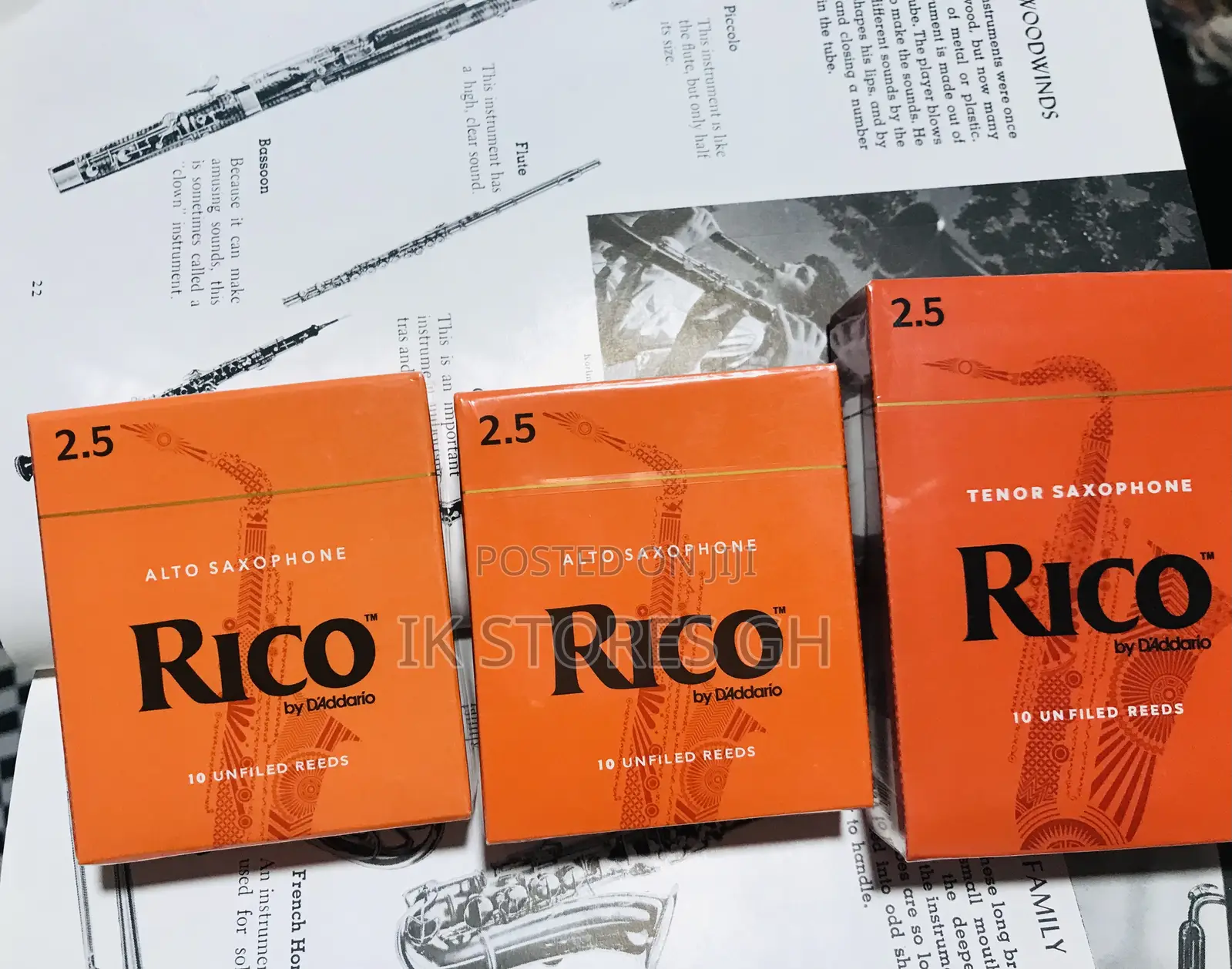 Rico Tenor Saxophone Reed