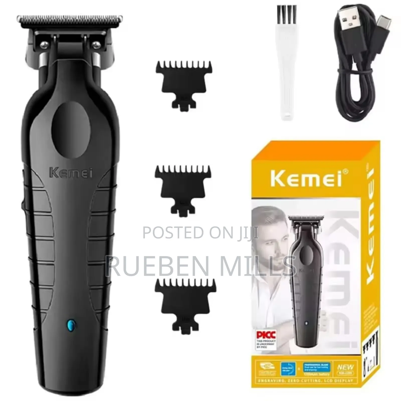 Ultra Thin Blade Kemei Km-2299 Detailer Beard Trimmer Shaving Machine