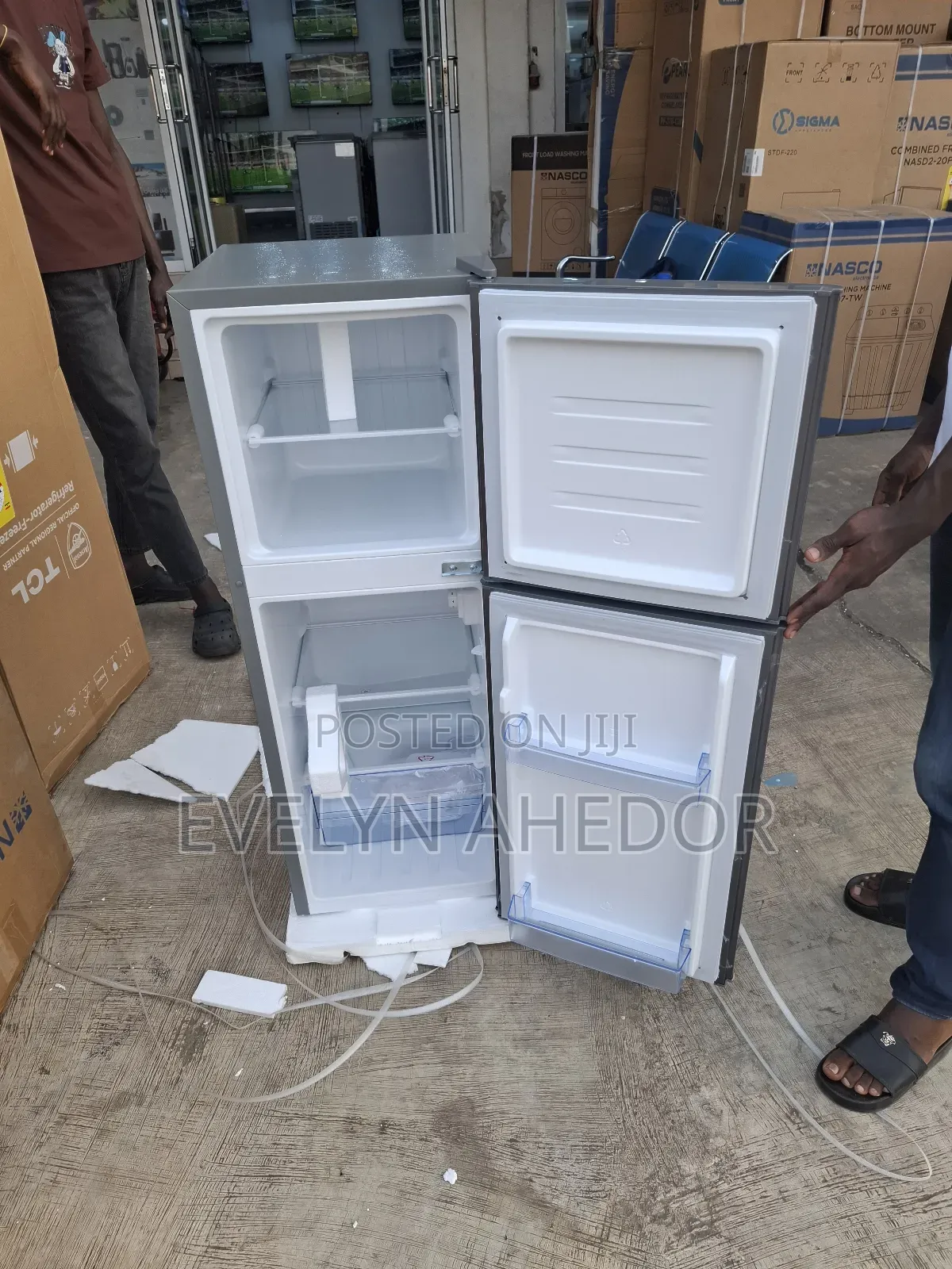 Nasco 118ltrs Top Fridge With Two Doors Available