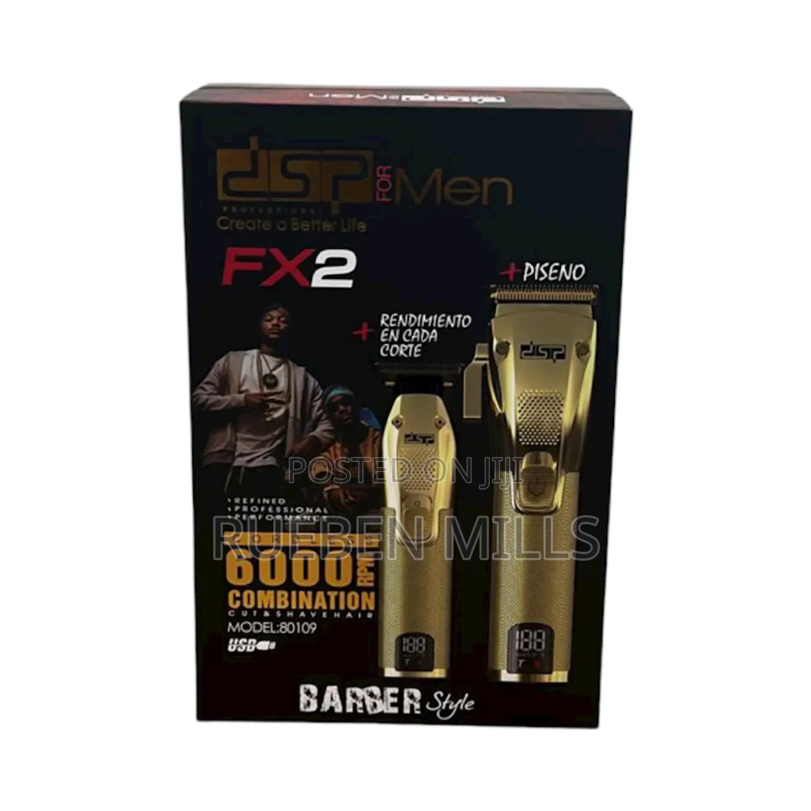 Double Combo DSP 80109 Two in One Barbering and Shaving Skin Machine