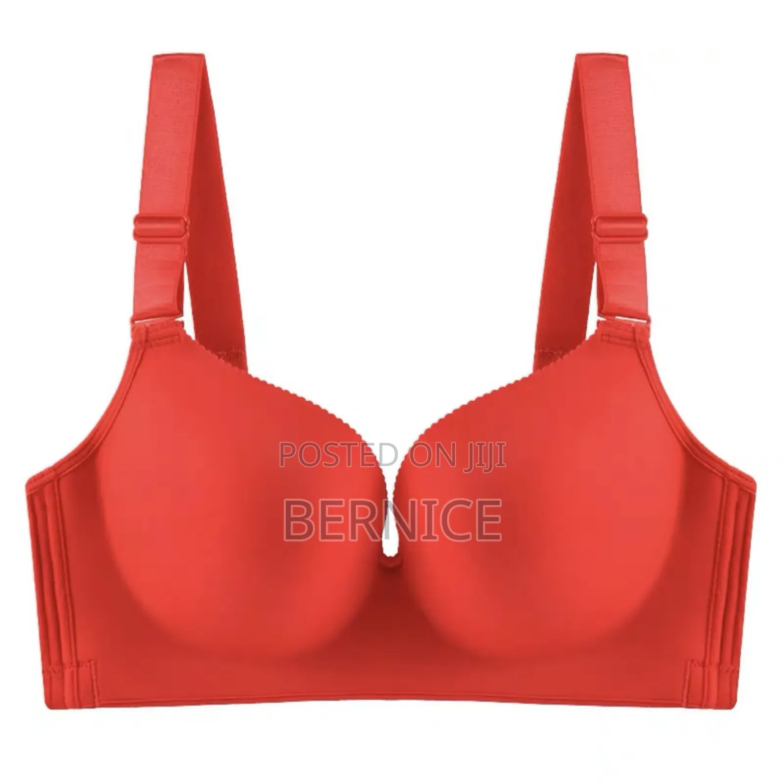 Bold Red Push-Up Bra"