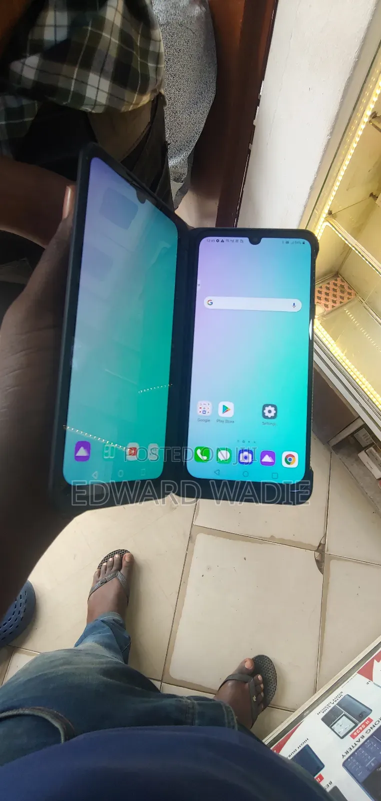 LG V50S ThinQ Dual Screen 256 GB Black
