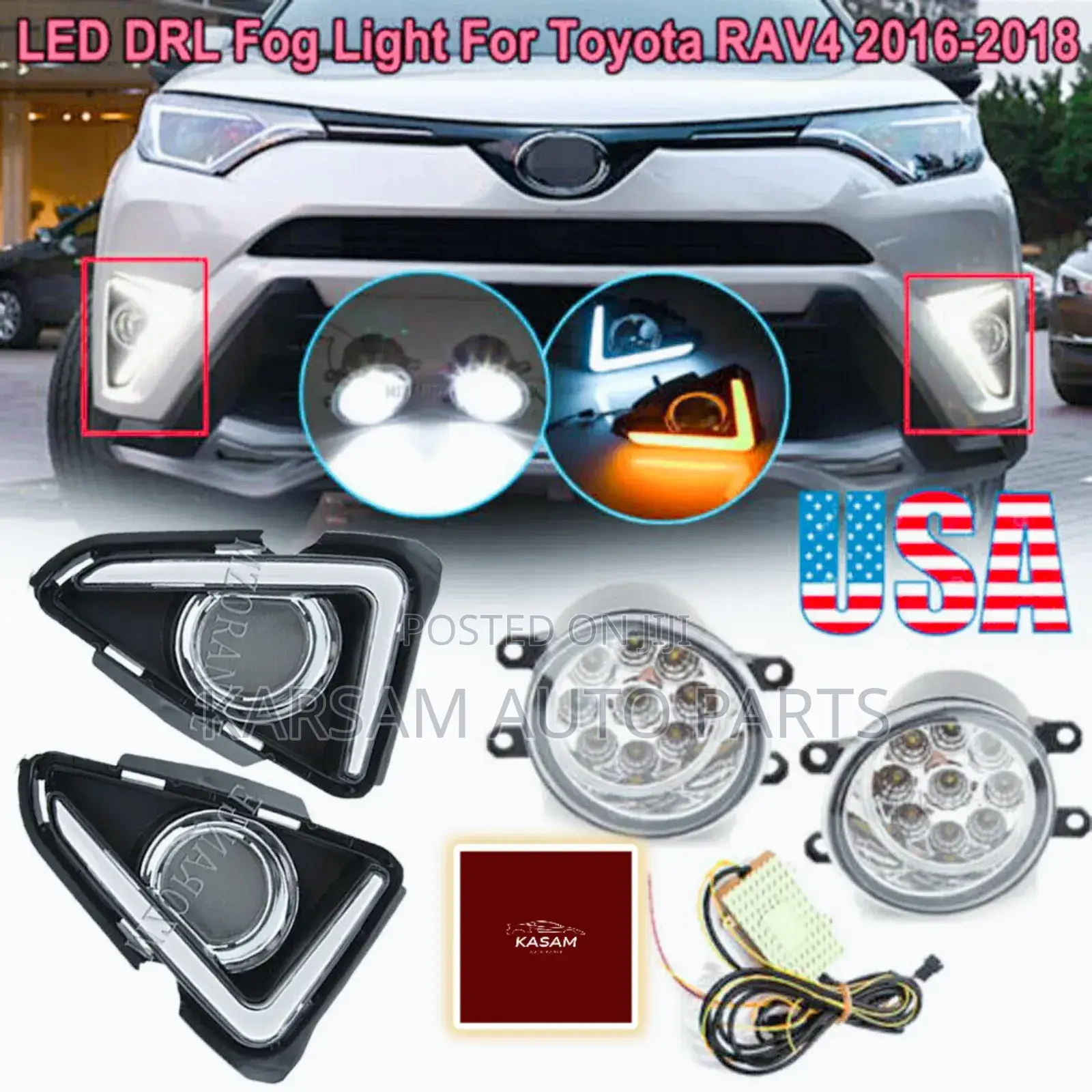 Rav 4 2016-2018 Led Type Foglight Only(Led Type)