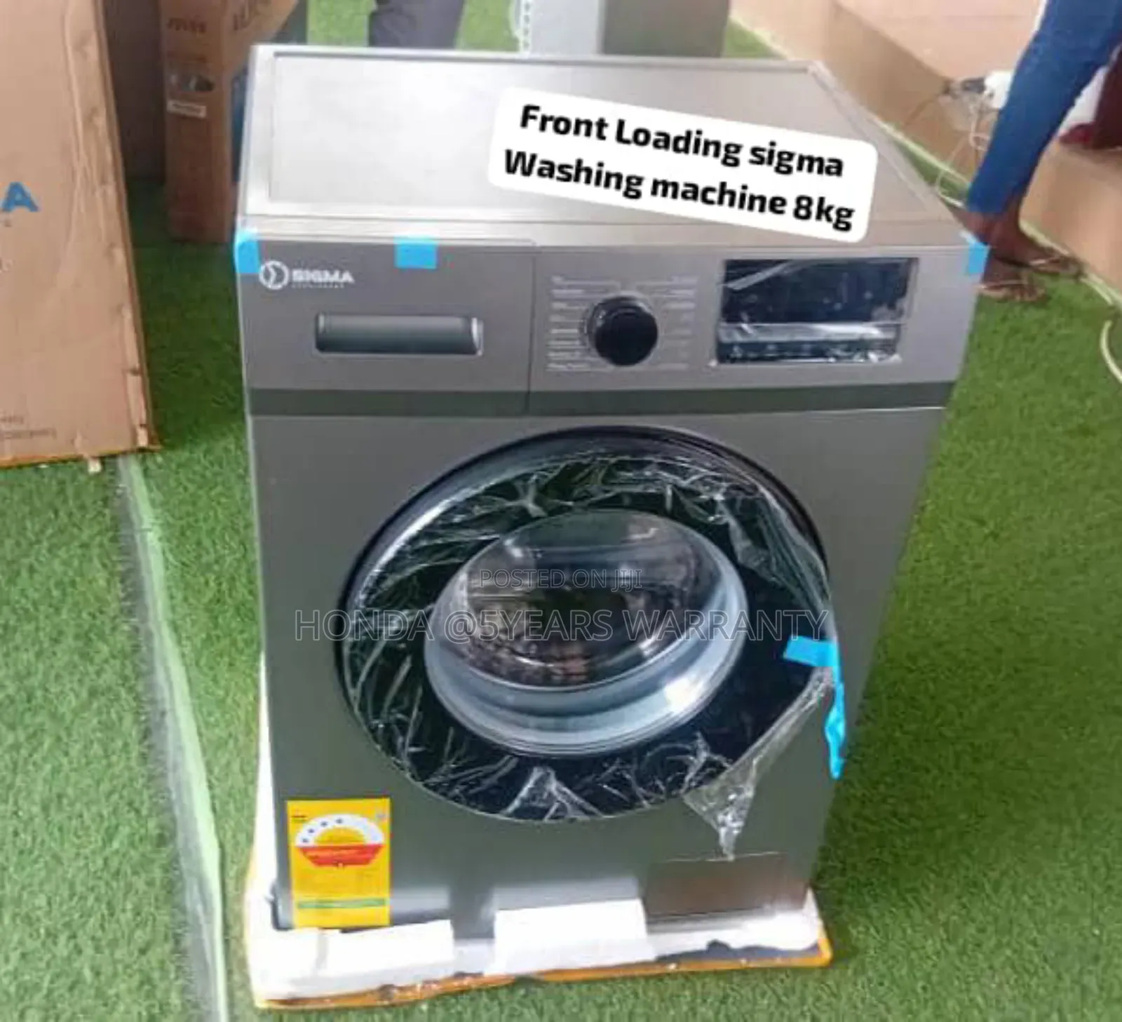 Energy Saving Sigma 8kg Front Load Automatic Washing Machine