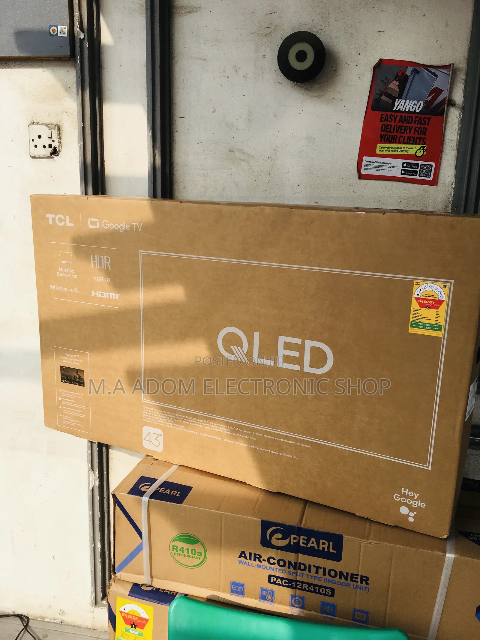 TCL 43” Qled Smart Android Led Tv