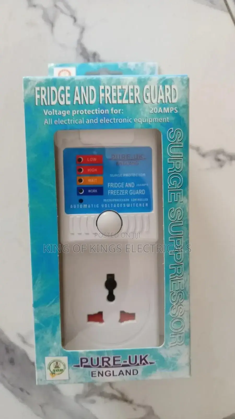 Original Pure-uk Guard – Keep Your Fridge Safe From Power Surges