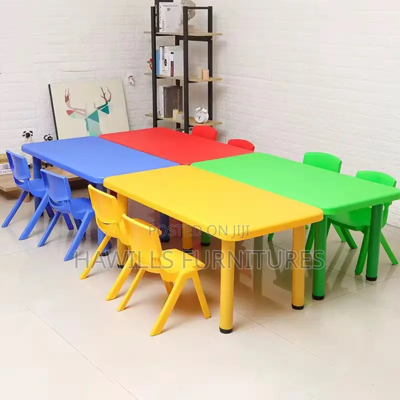 Kids Colorful Table (120*60*50cm)