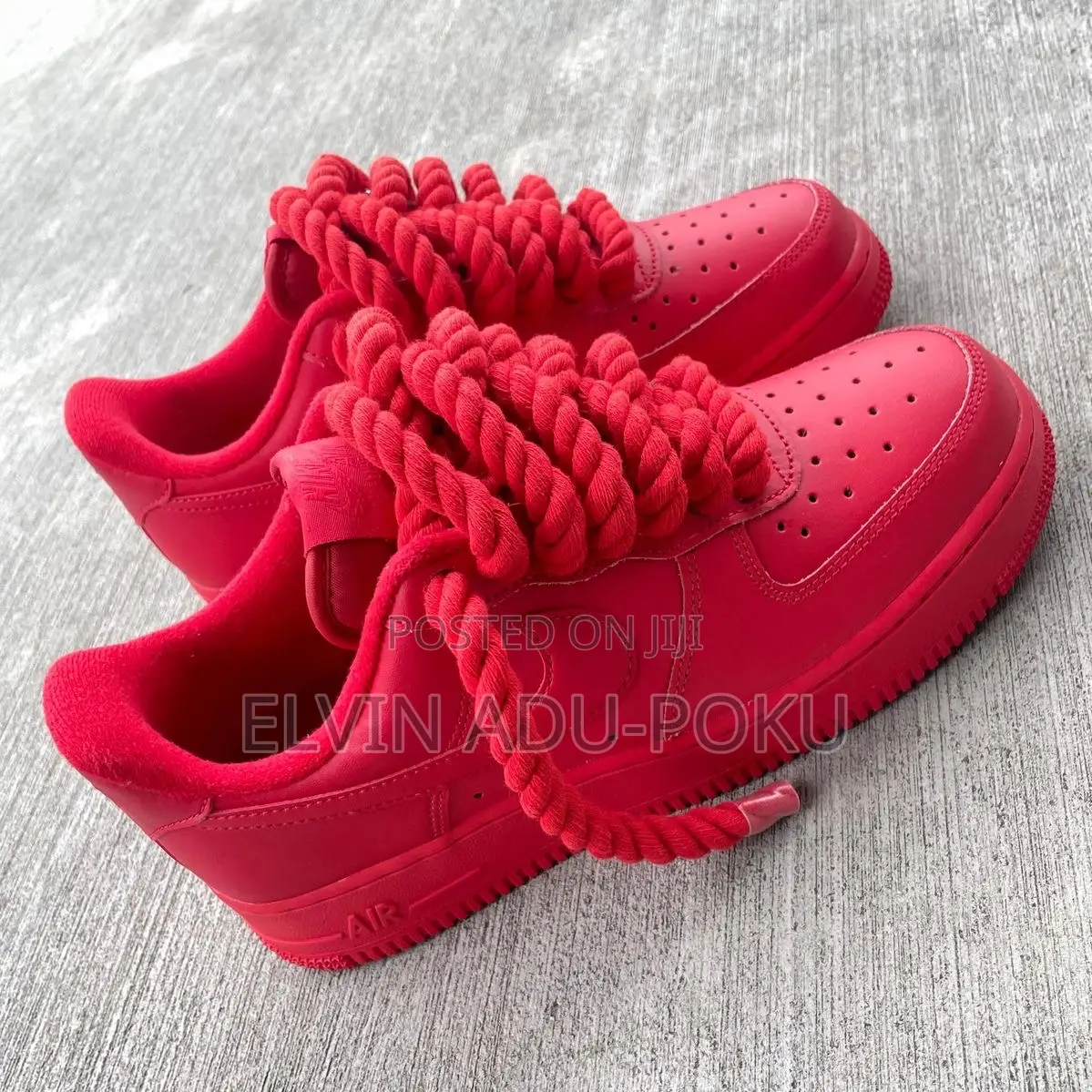 Nike Airforce 1 “ Rope Laces” In Different Colours, Swipe>>>