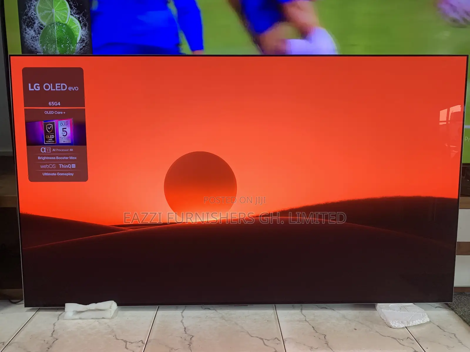 65 G4 Lg Oled Evo 2024/25 Smart Ai Brightness Booster 144 Hz Webos Tv