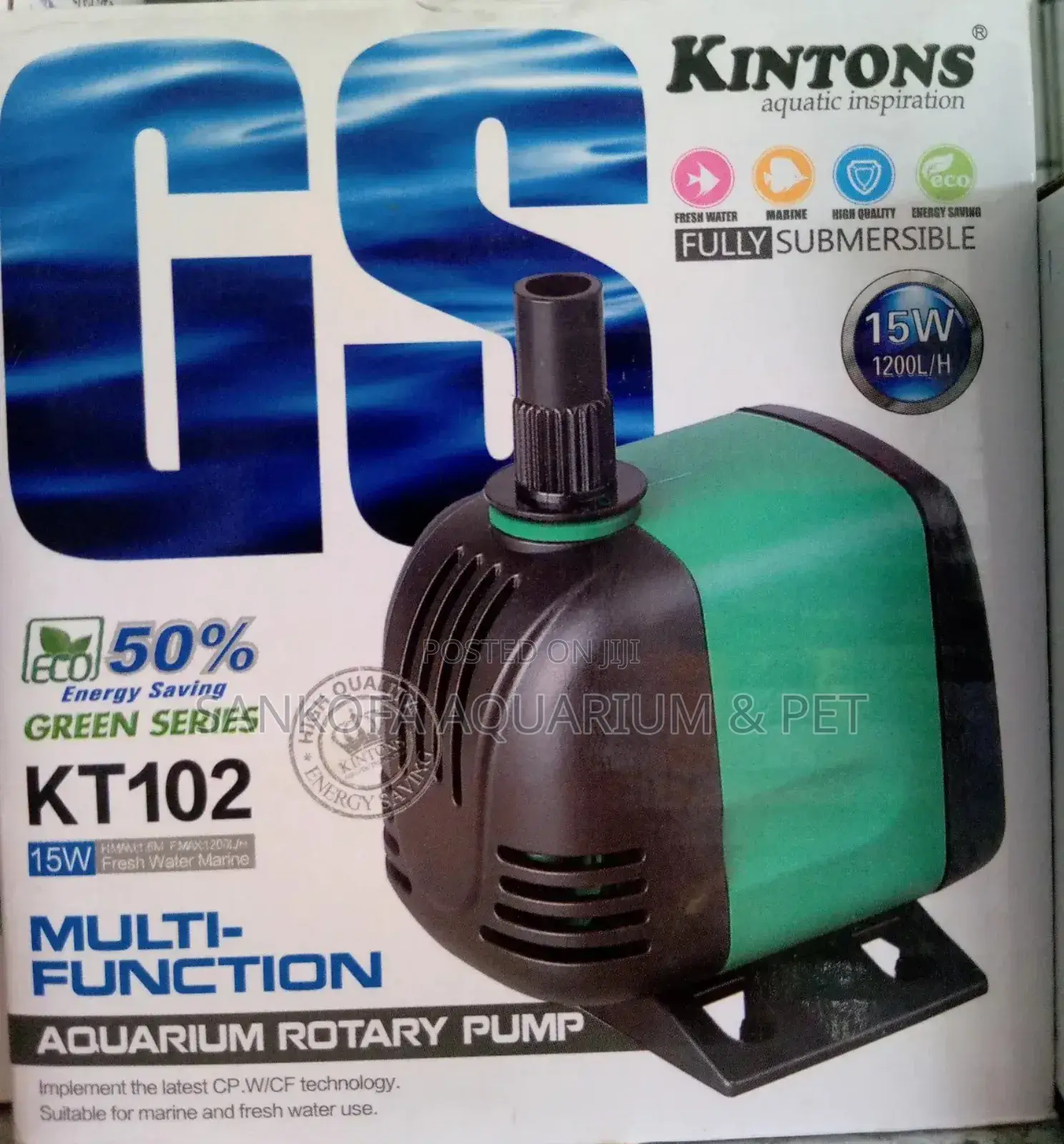 Submersible Water Pump 15 Watts