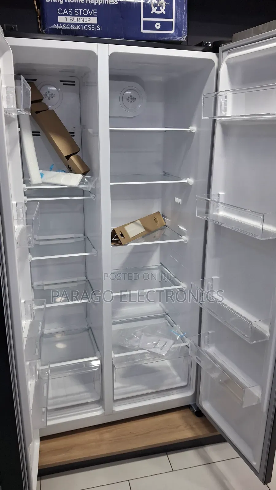 Nasco 521ltrs Side by Side Refrigerator
Nasf2-66.1