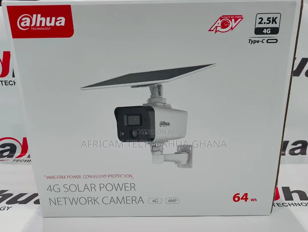 Dahua 4mp Smart Dual Light Bullet 4g Solar Power Network Cam