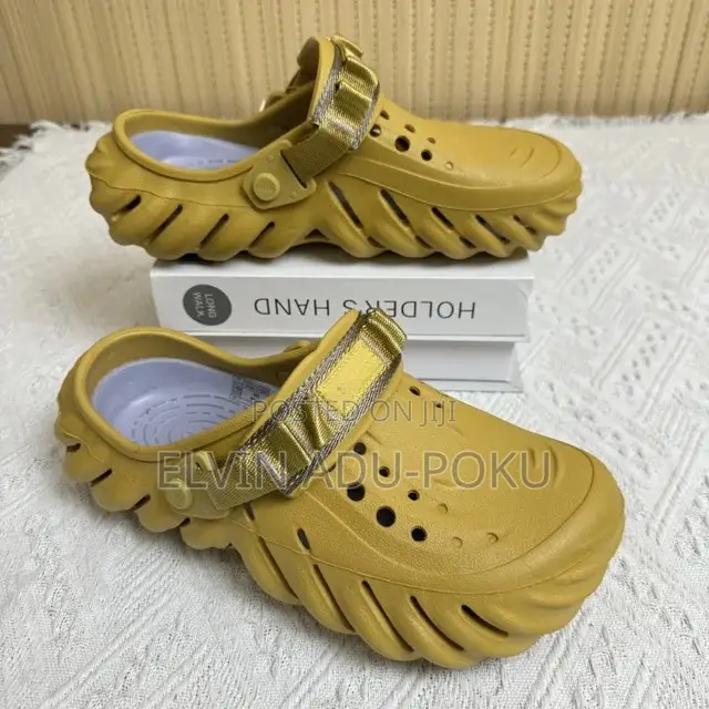 Echo Marbled Crocs Sandals Comes In Different Colors, Swipe >>>