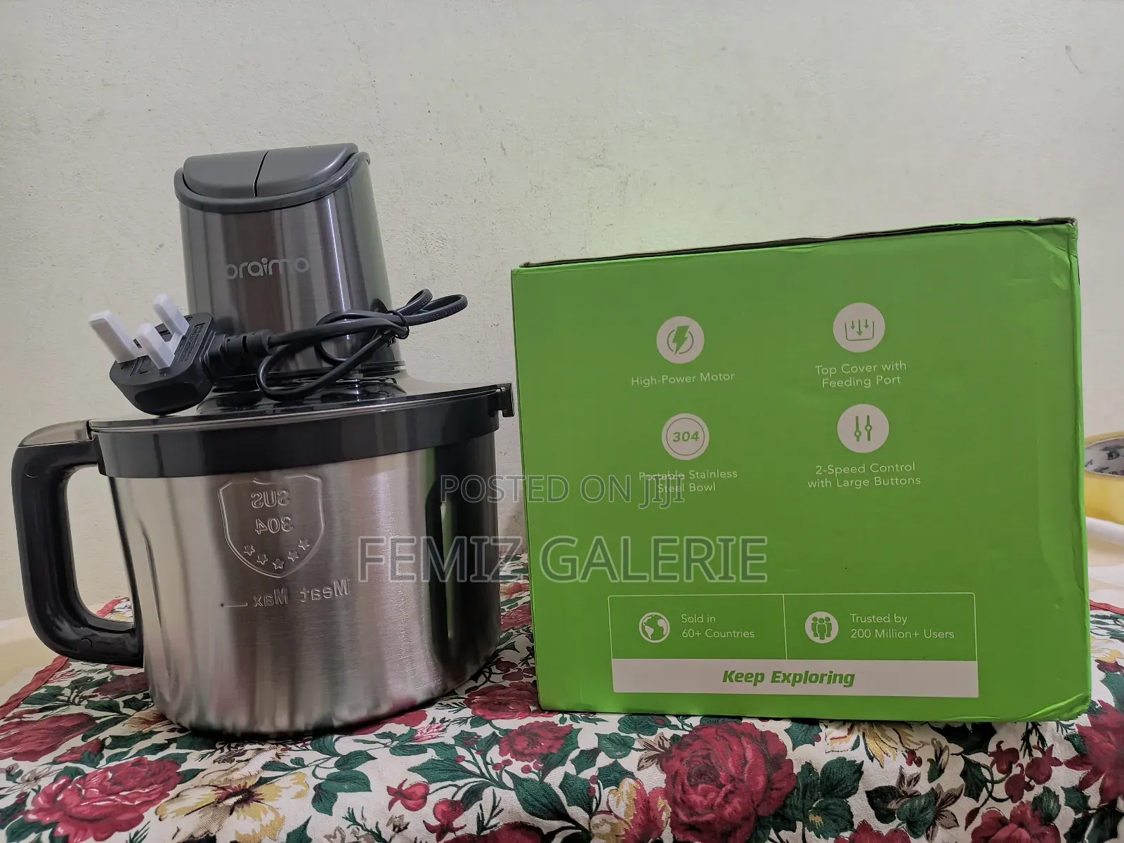 Oraimo Powermince 4l 2-in-1 Powerful Meat Grinder