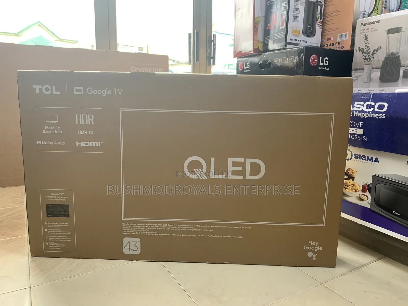 Your Window to a World of Color: TCL Qled Google Tv 43s5k