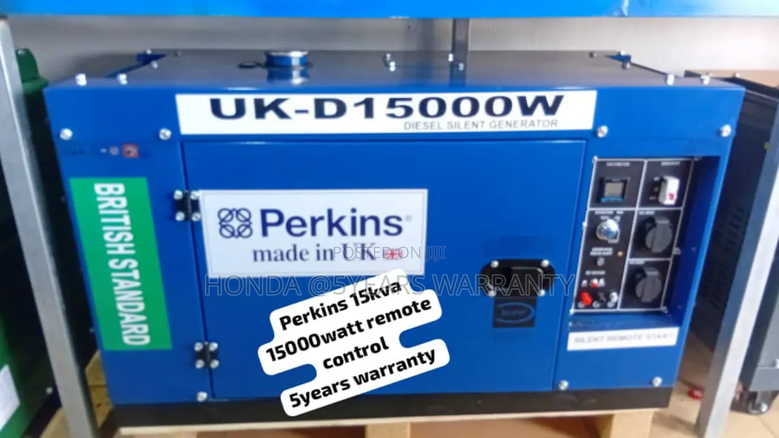Silent Diesel Romte Control Perkins 15kva 15000wax Generator