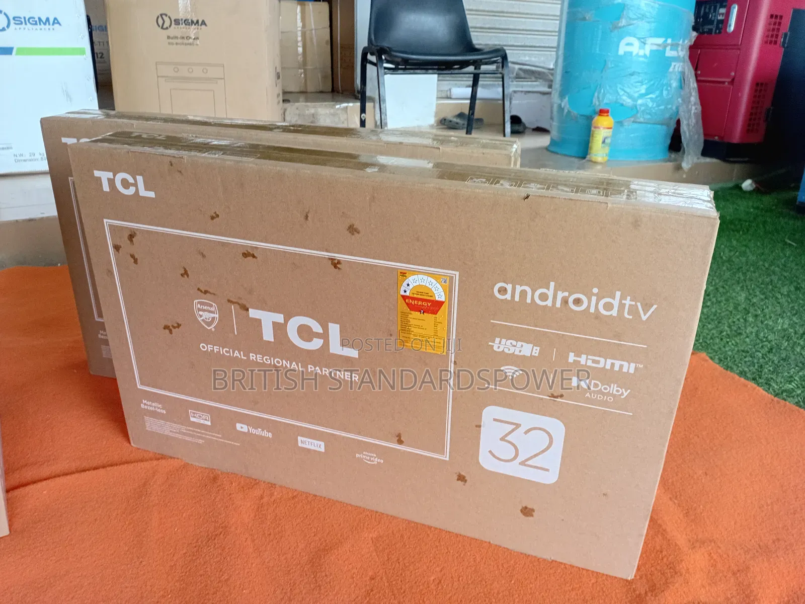Warranted 32" TCL Tv