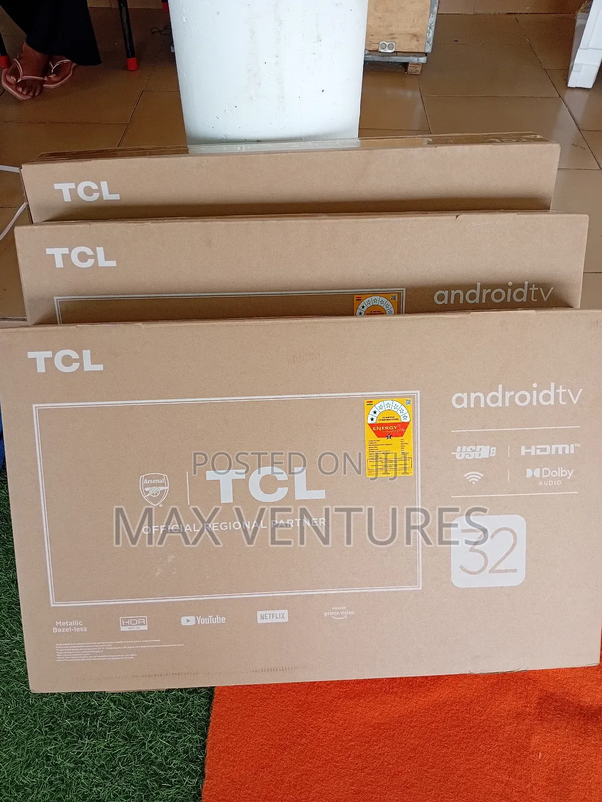 TCL 32" Smart Google Android 32 Inches