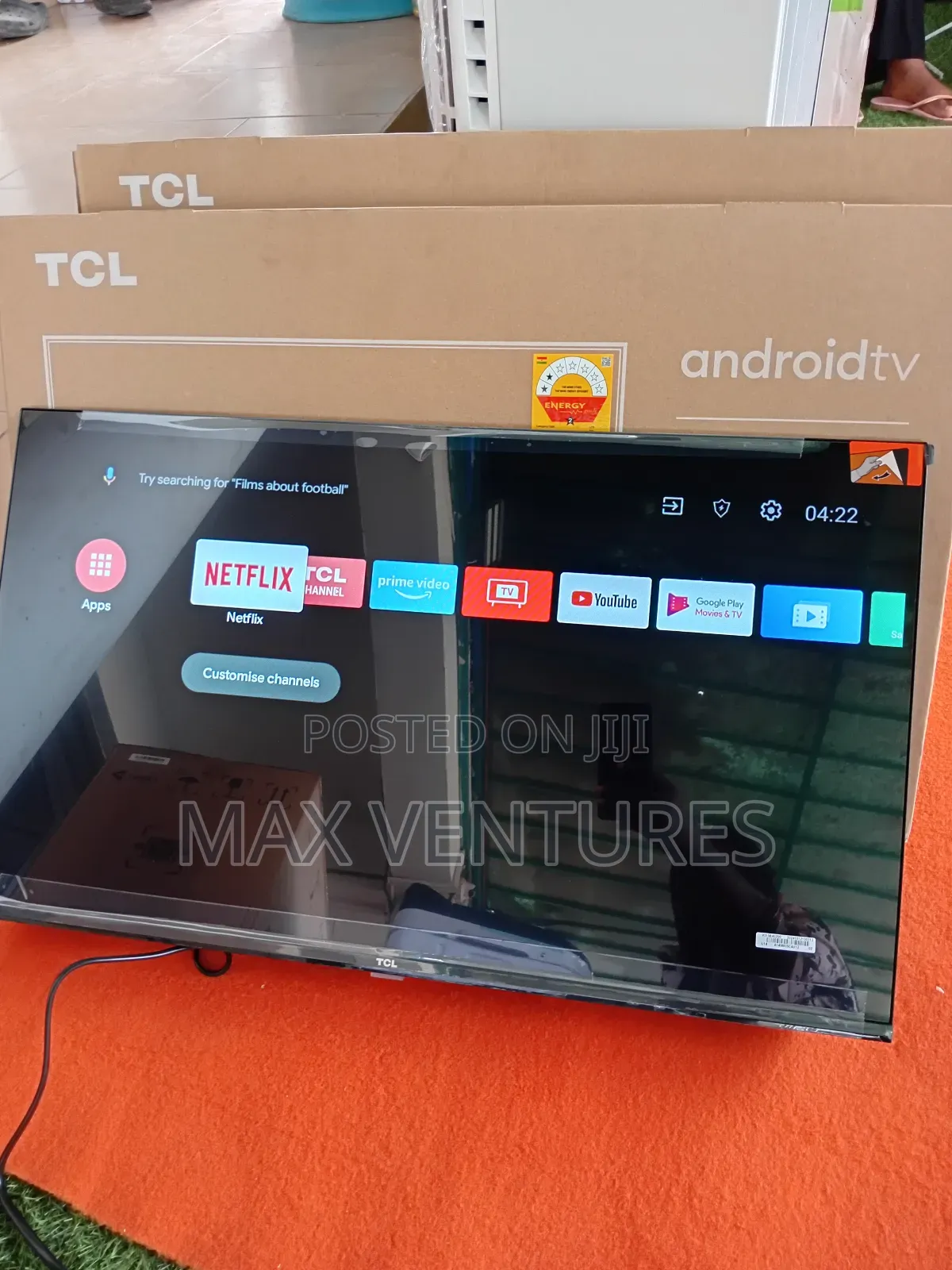 TCL 32" Tv Smart Frameless Android