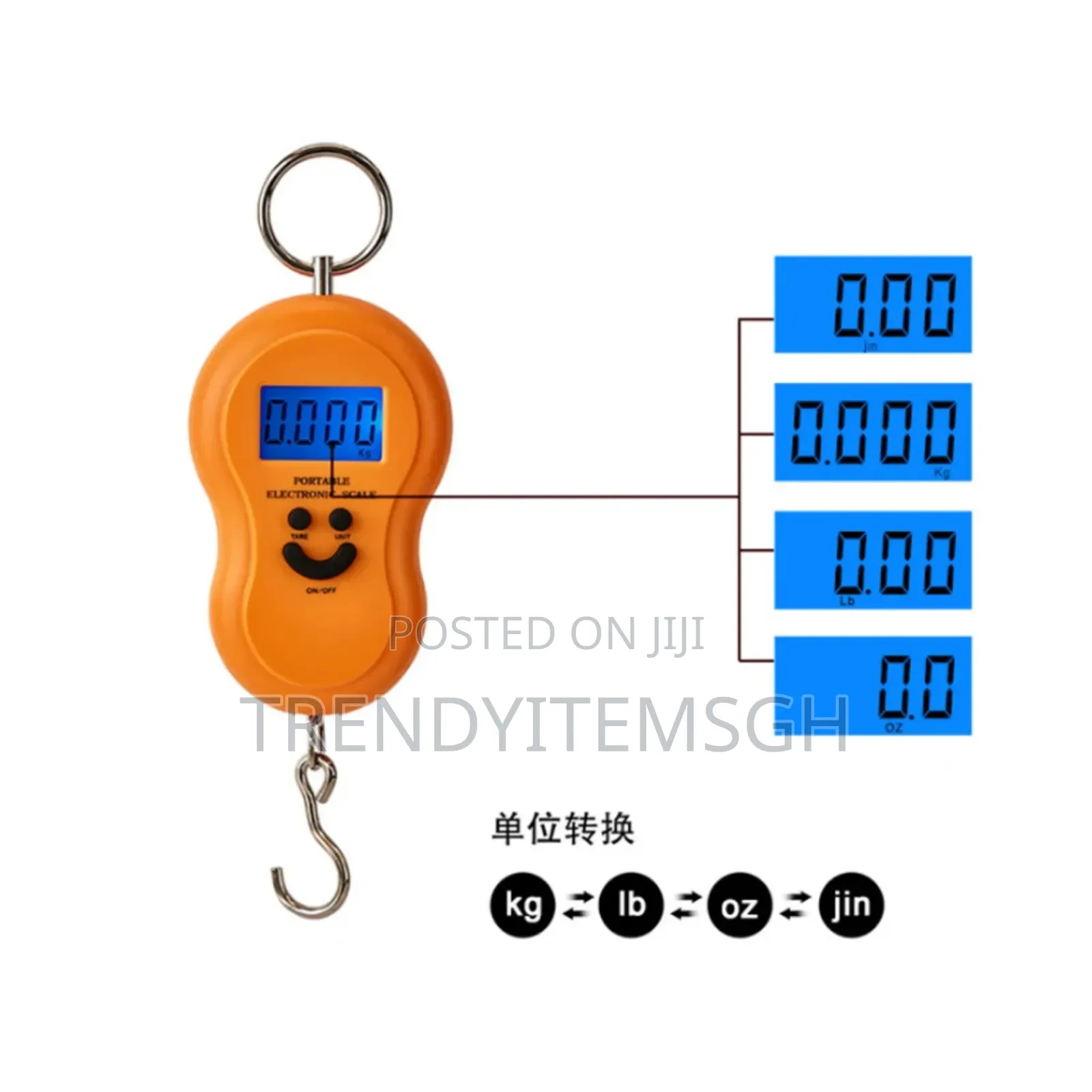 Lcd Digital Hanging Weighing Luggage Scale