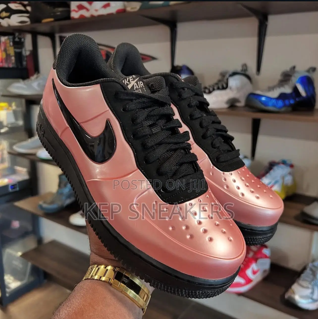 Nike Air Force 1 Foamposite Pro Cup 'coral Stardust & Black'