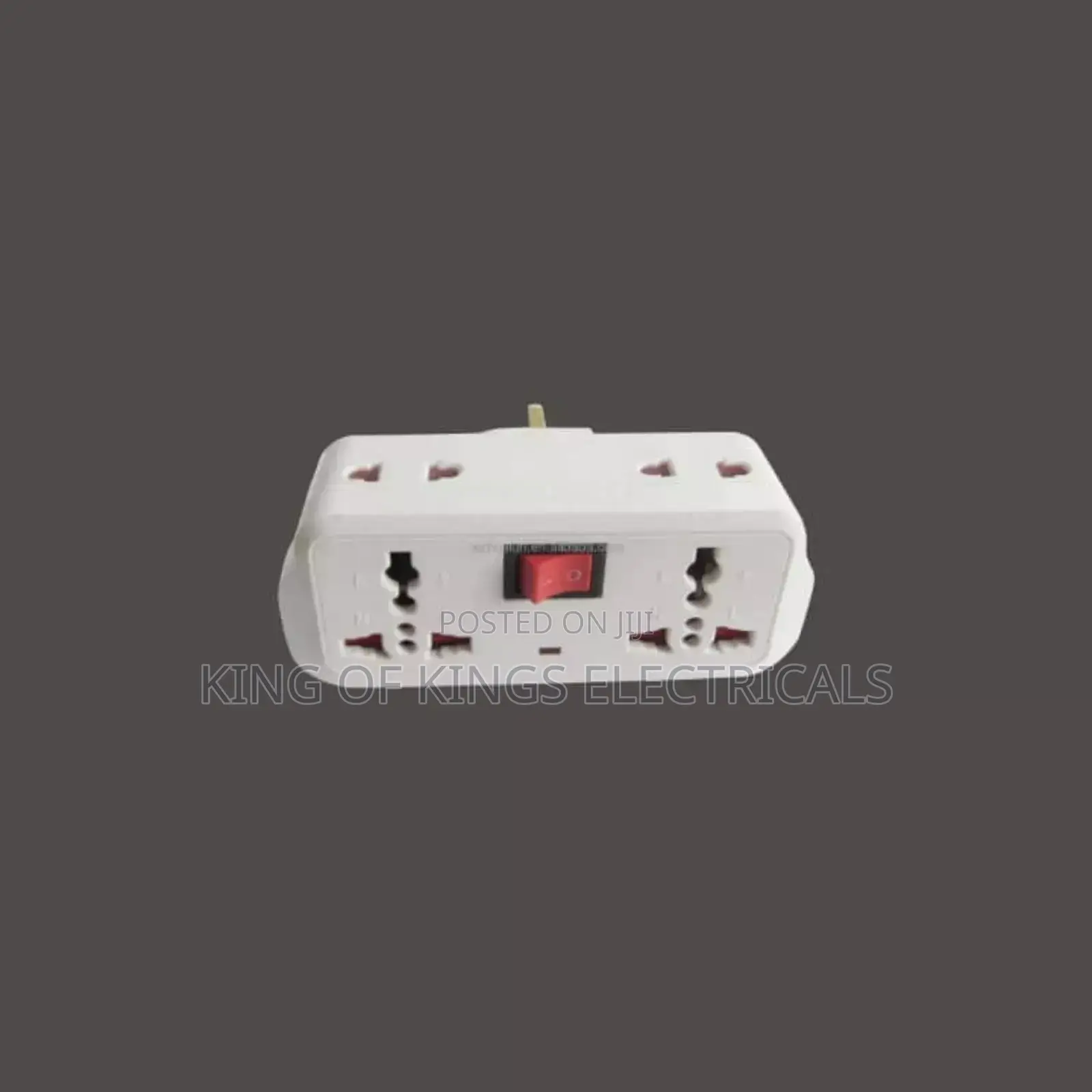 Universal Multi-plug Adapter With Power Switch – Dual Socket Extension