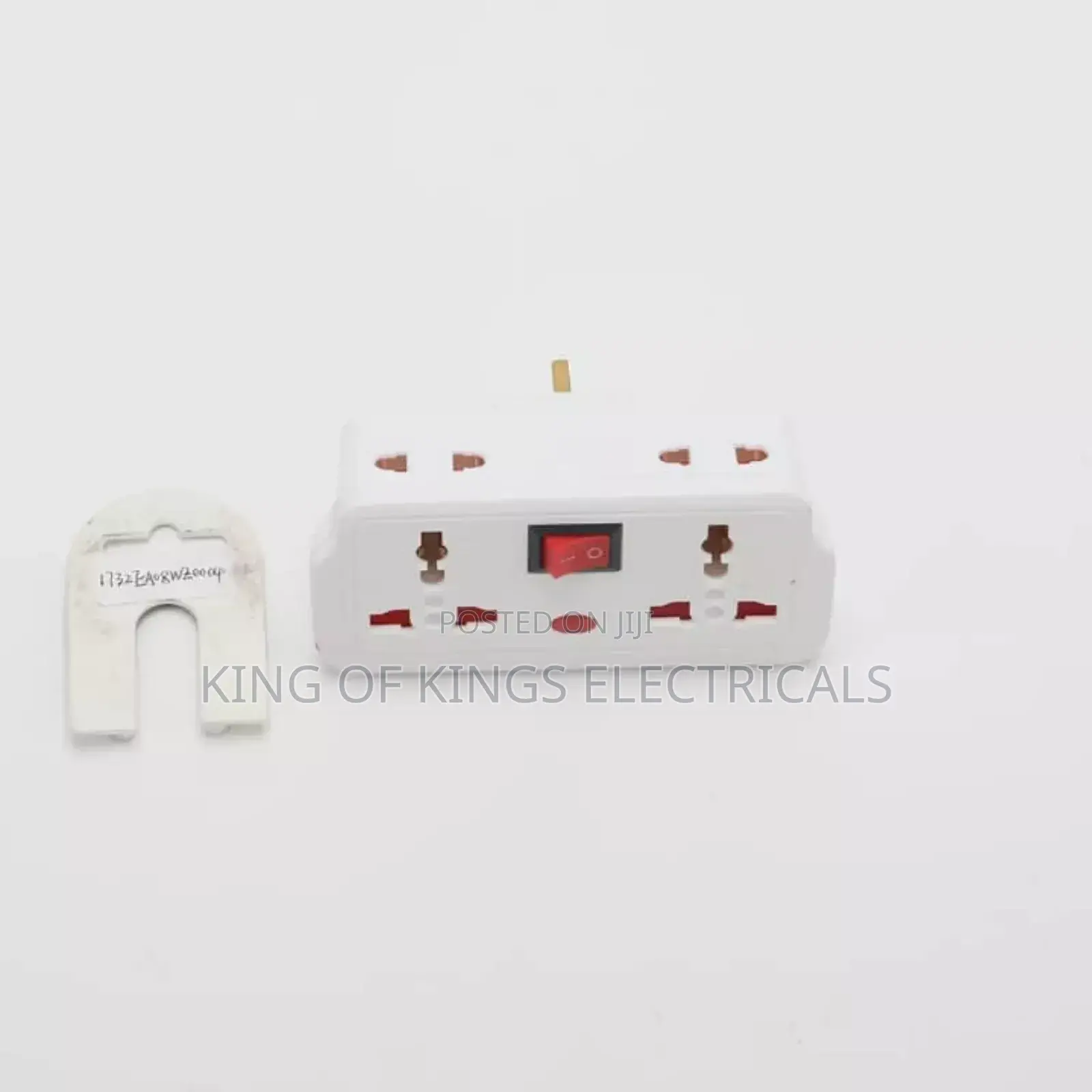 Universal Multi-plug Adapter With Power Switch – Dual Socket Extension