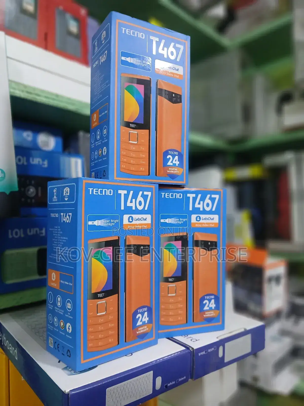 New Tecno T466 Gold